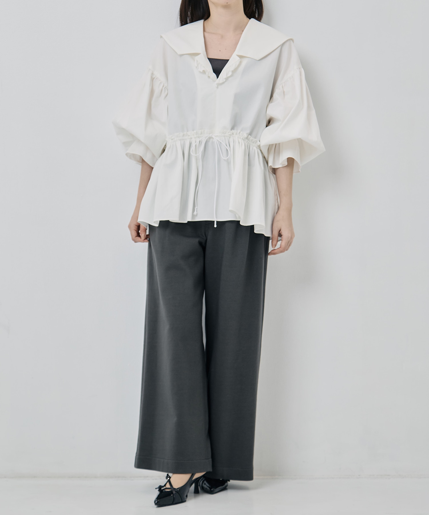 Single Tiered Smock - Twill RhodolirioN