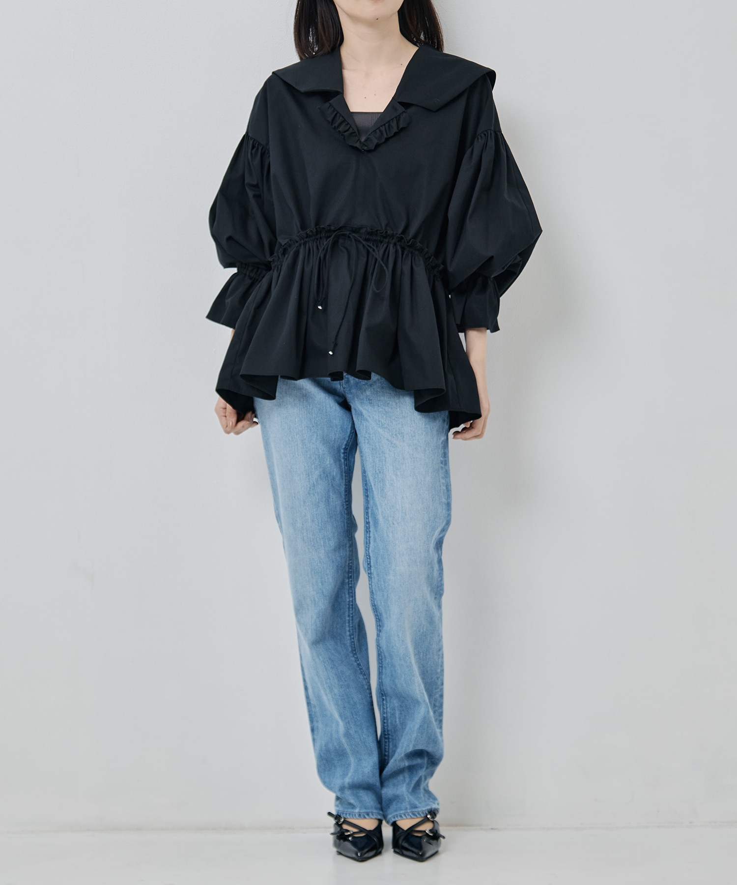 Single Tiered Smock - Twill RhodolirioN