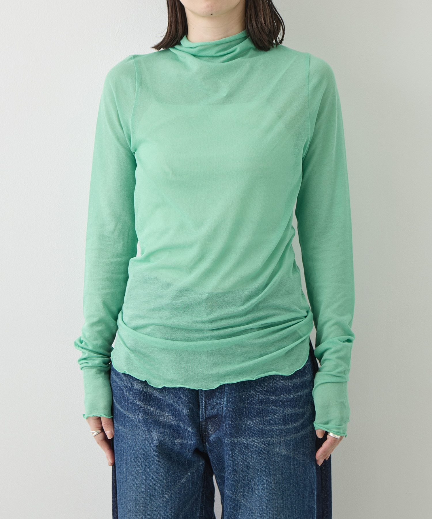 COTTON GEORGETTE B/N PO TOURNON.