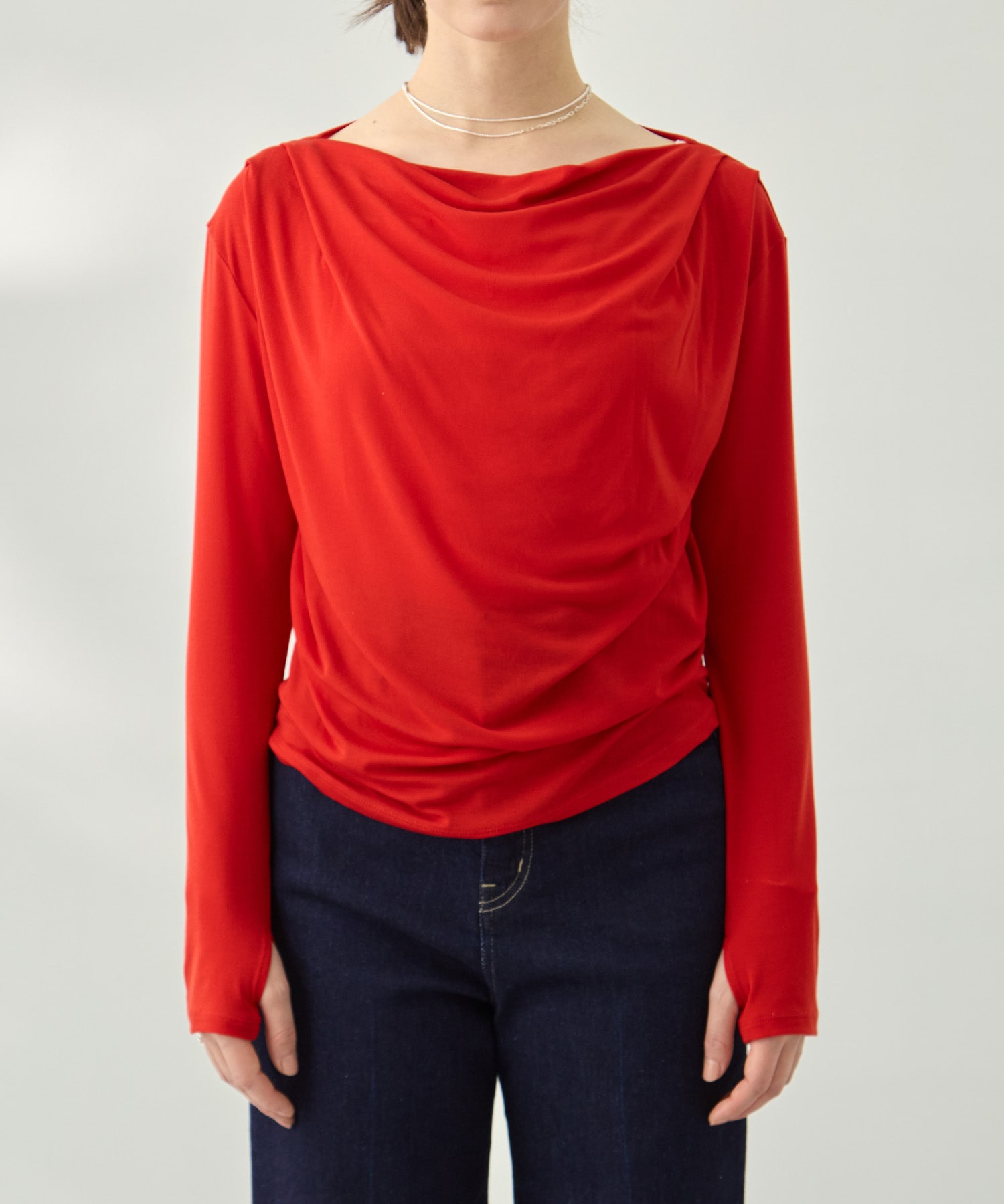 ドレープカットソー KEY TIMEZ