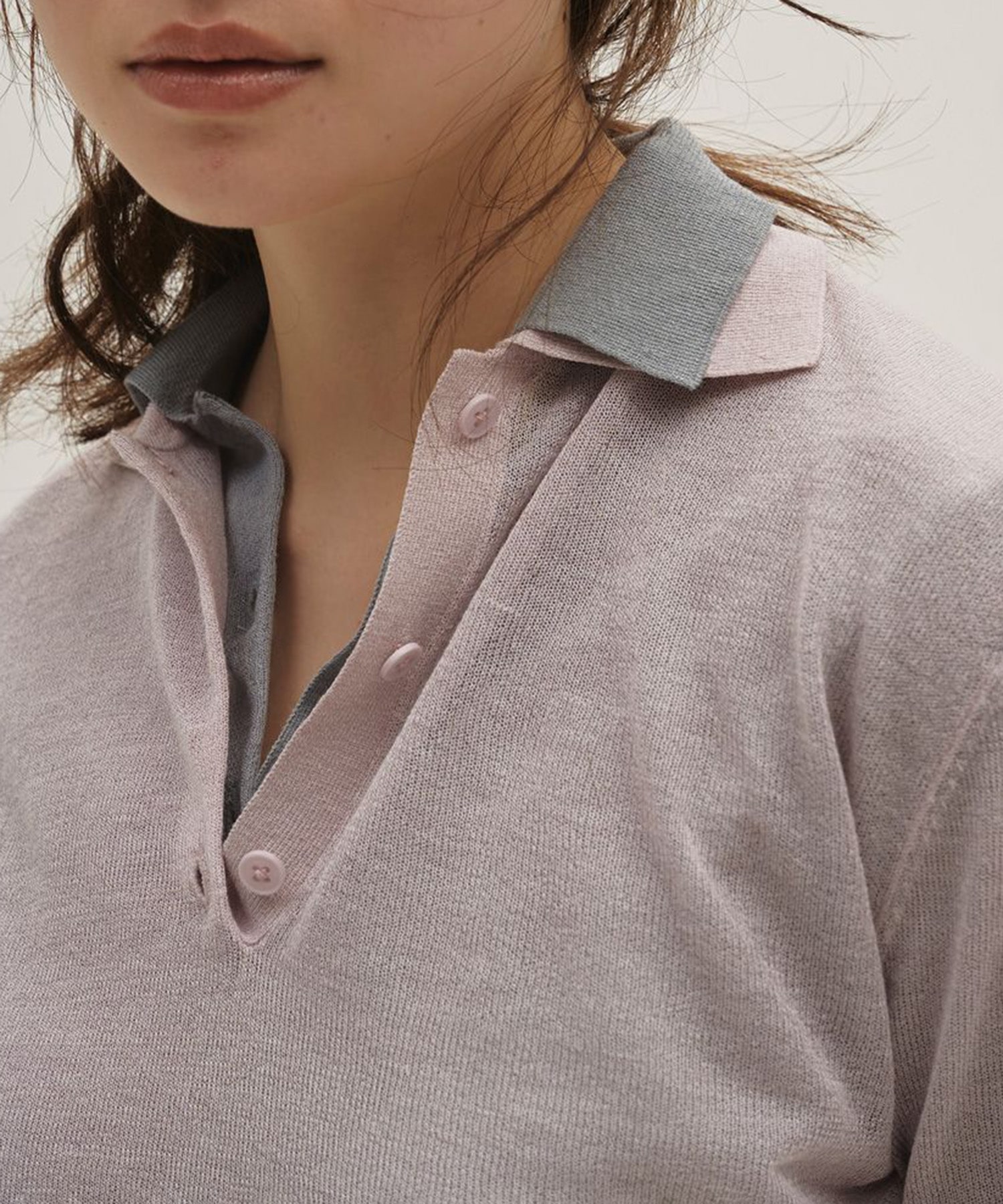 Layered Polo Knit TODAYFUL