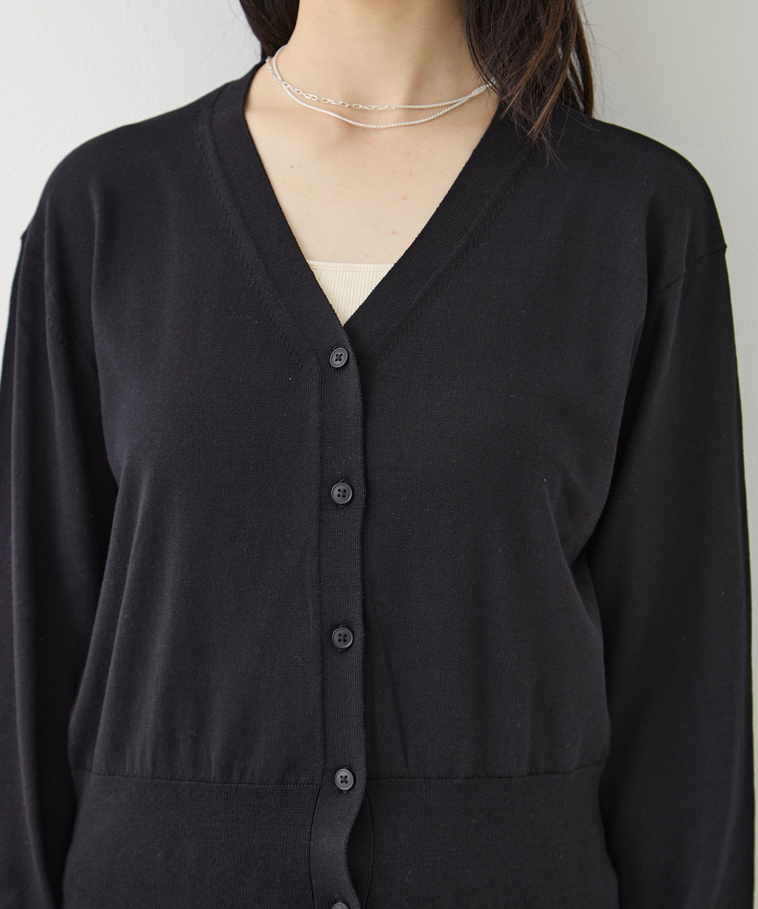 Silk Cotton Cardigan 