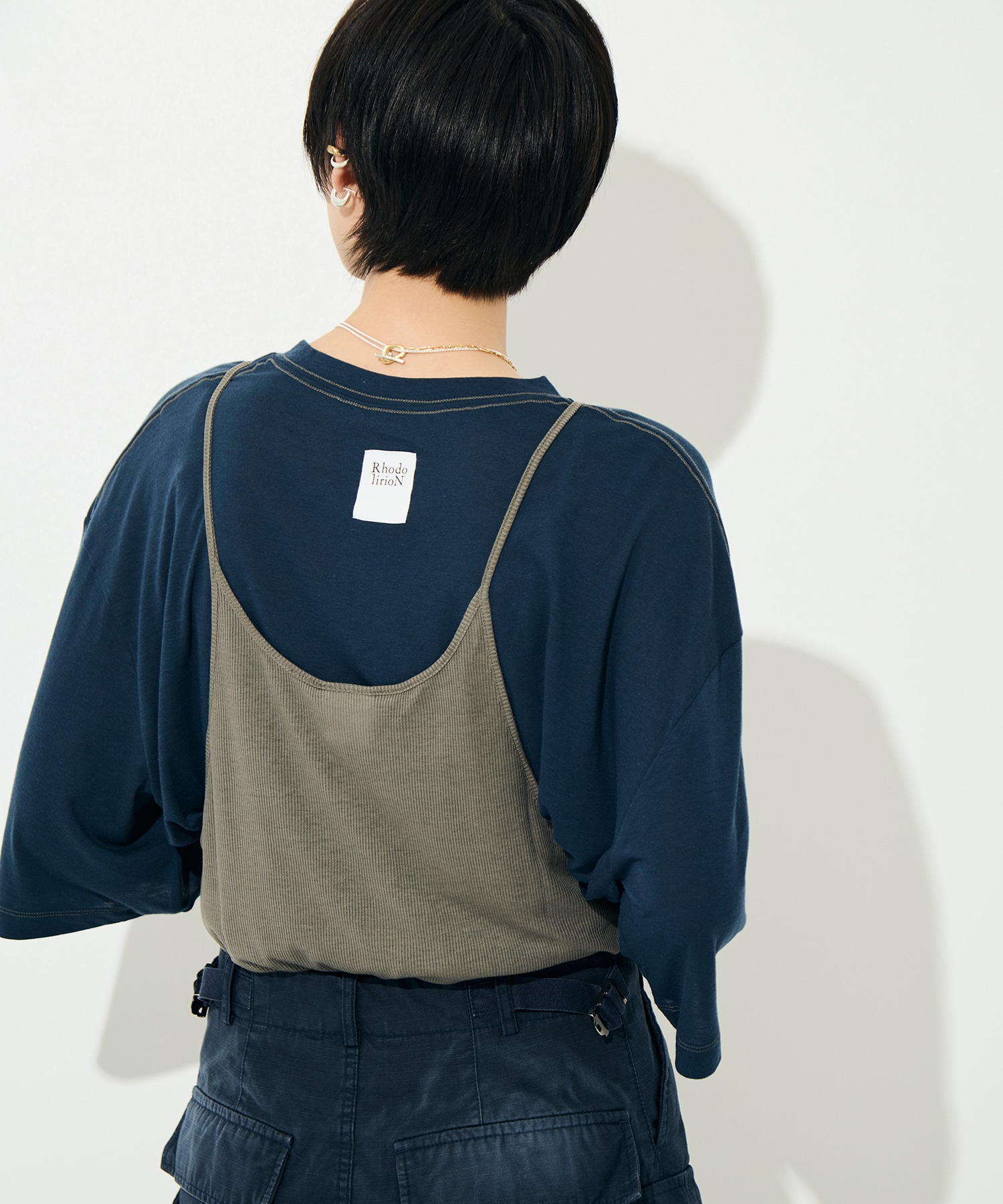 Camisole Top & Loose-fitting Tee - Unit Tops RhodolirioN