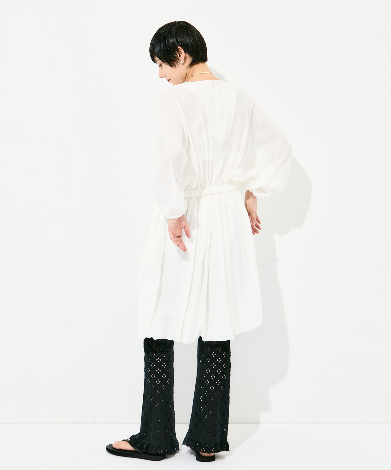 Frill Pant - Cutwork RhodolirioN