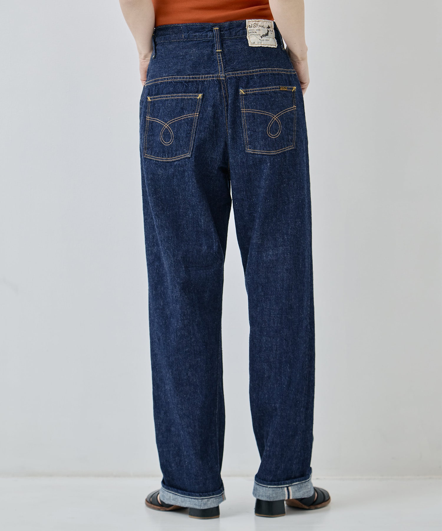 HIGH WAIST SELVEDGE DENIM PANTS/JASMIN orSlow