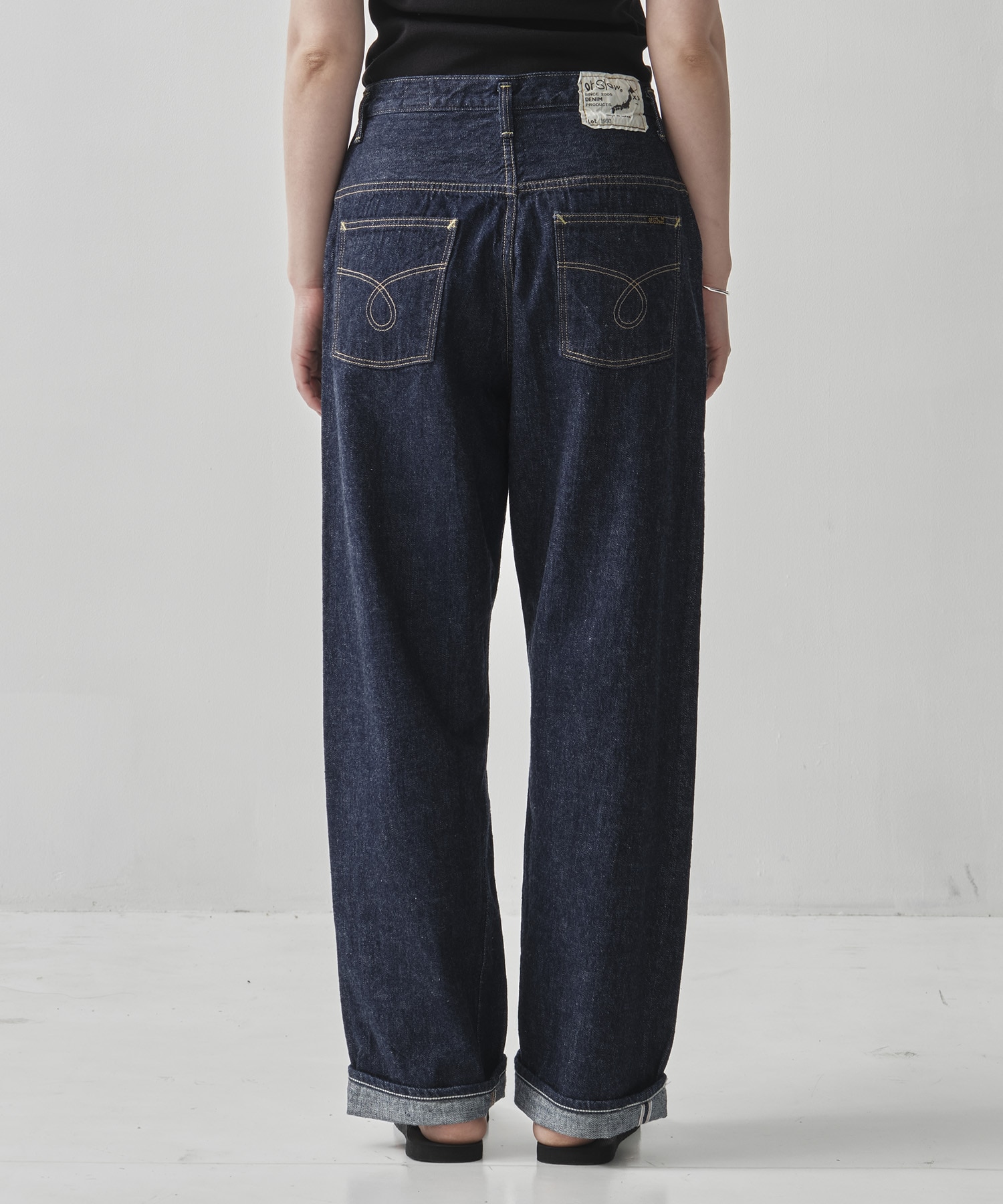 HIGH WAIST SELVEDGE DENIM PANTS/JASMIN orSlow