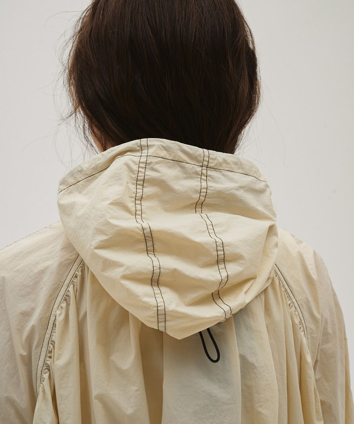 Nylon Gather Blouson TODAYFUL