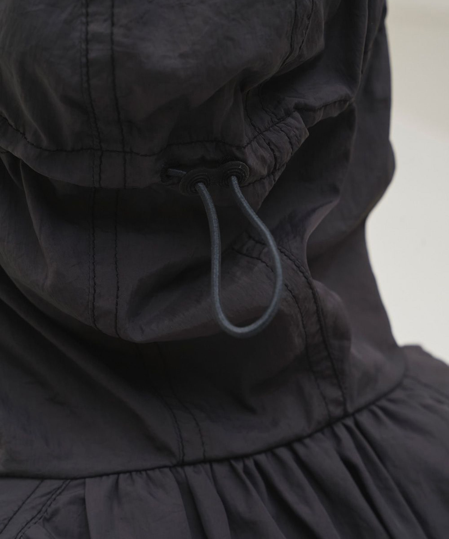 Nylon Gather Blouson TODAYFUL