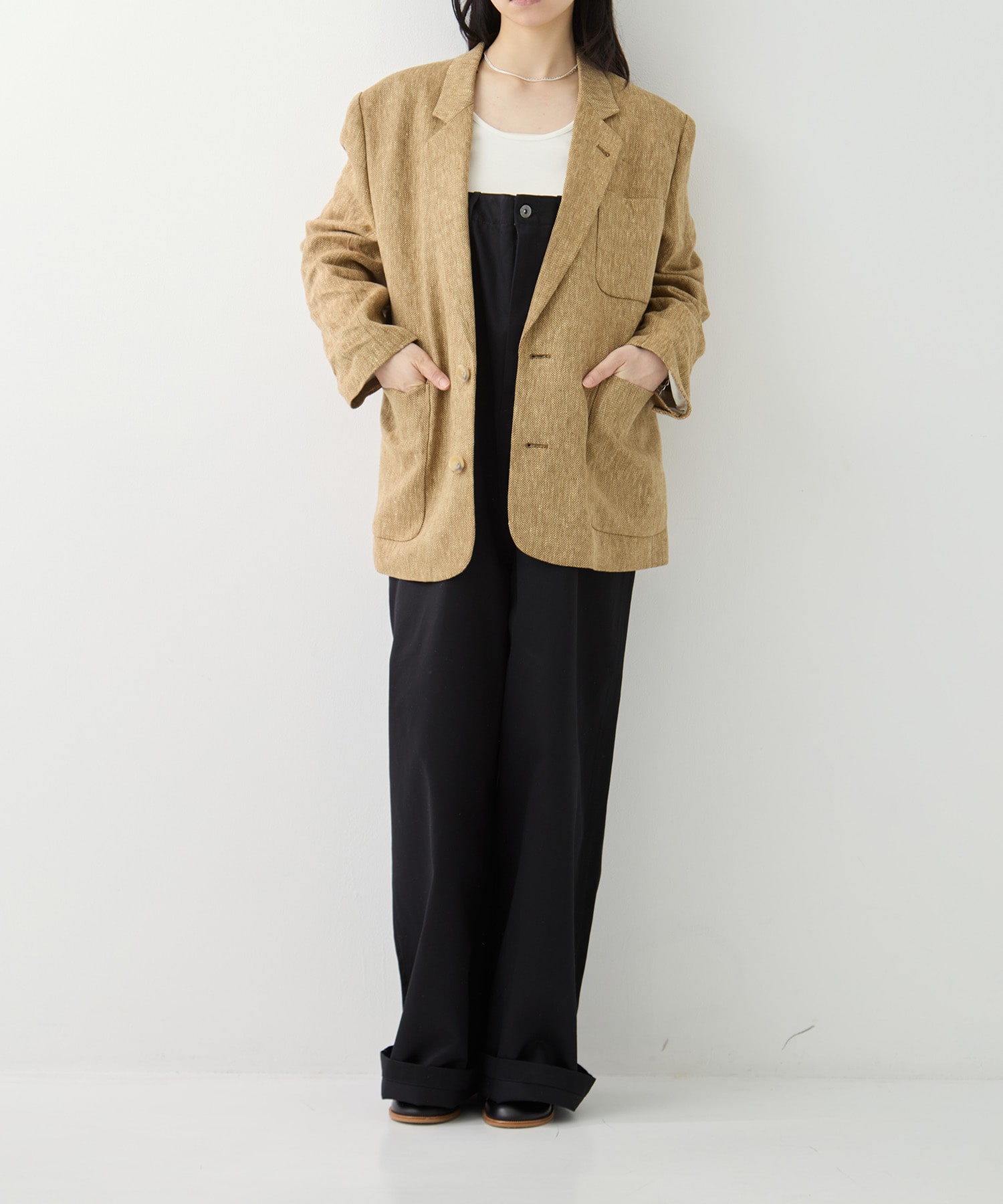 Boyfriend Linen Jacket TODAYFUL