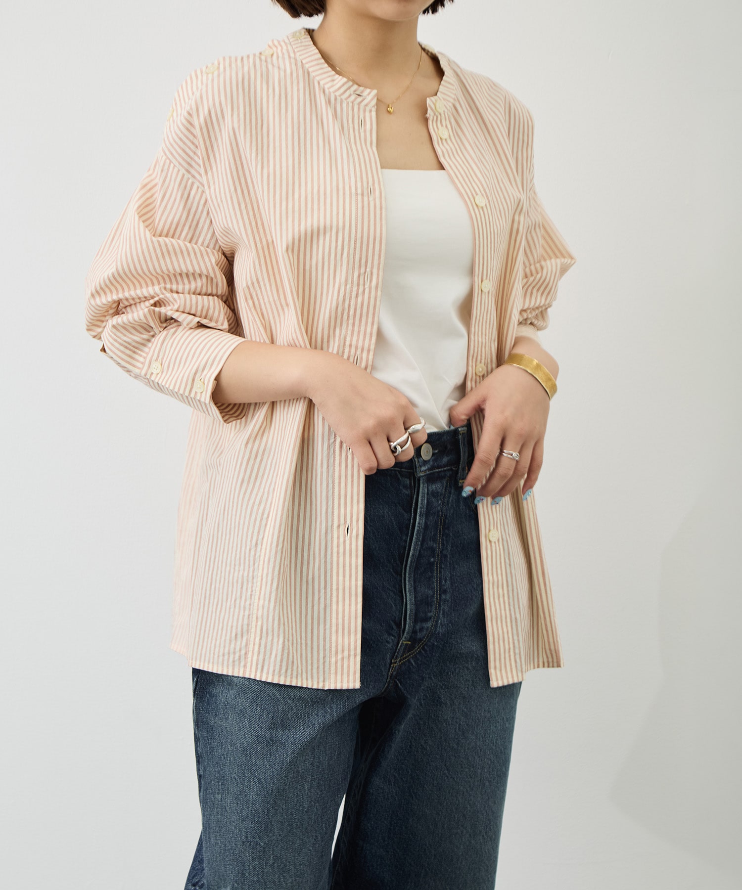 別注2way Blouse muller of yoshiokubo
