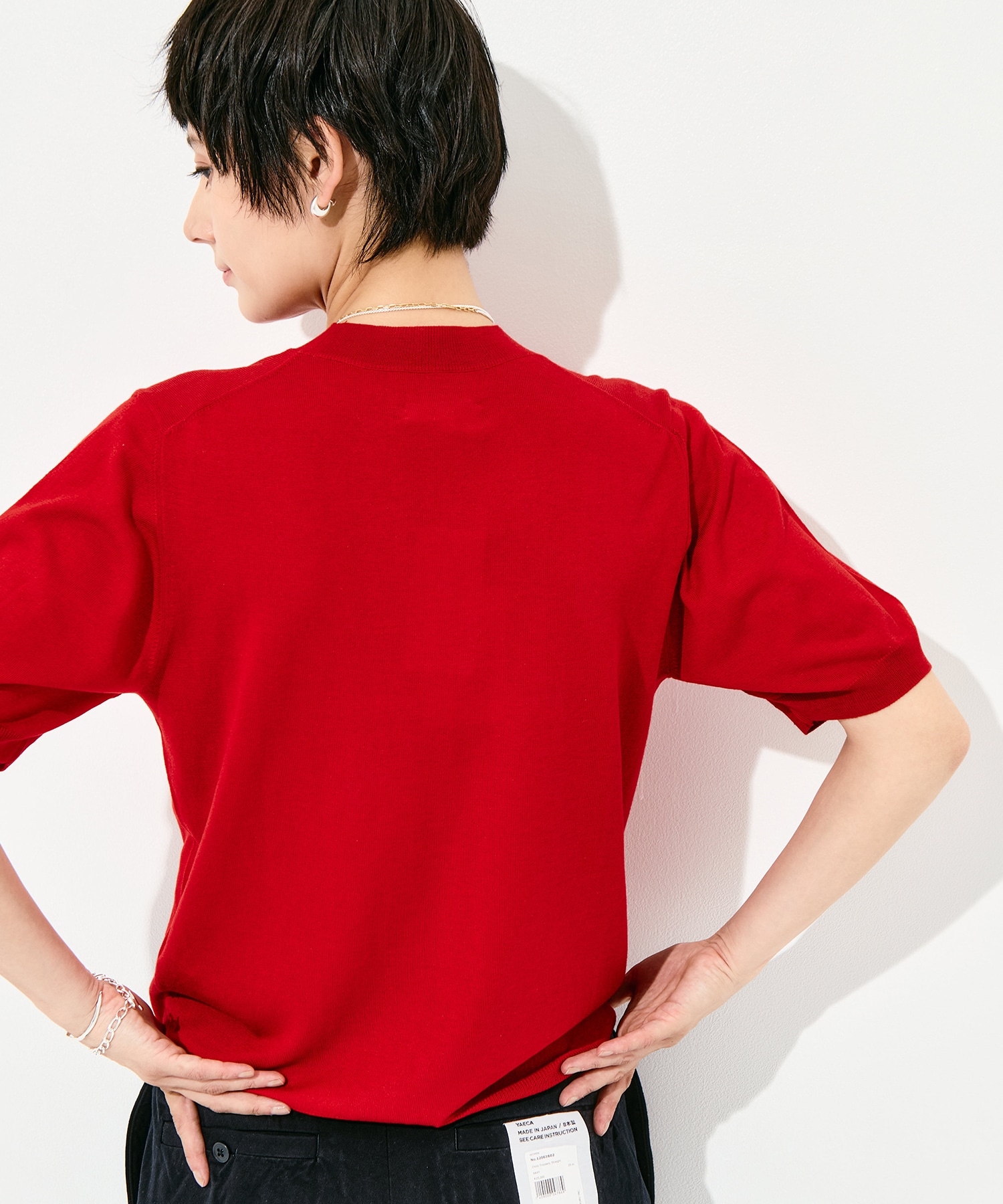 SILK CASHMERE S/S KNIT FUJI