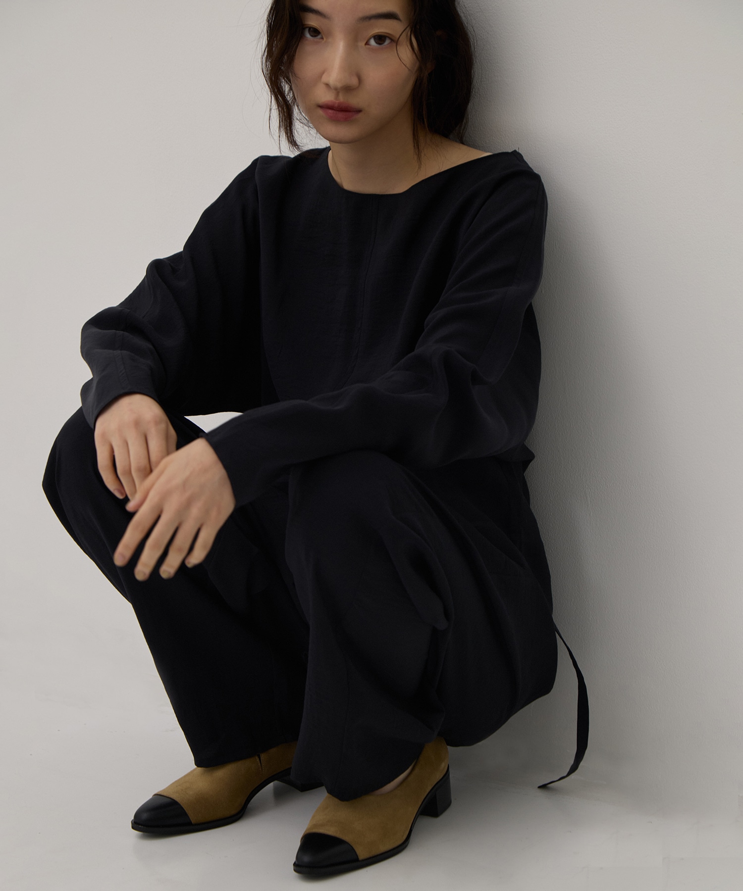 RAYON-POLYESTER BROAD BLOUSE YLEVE