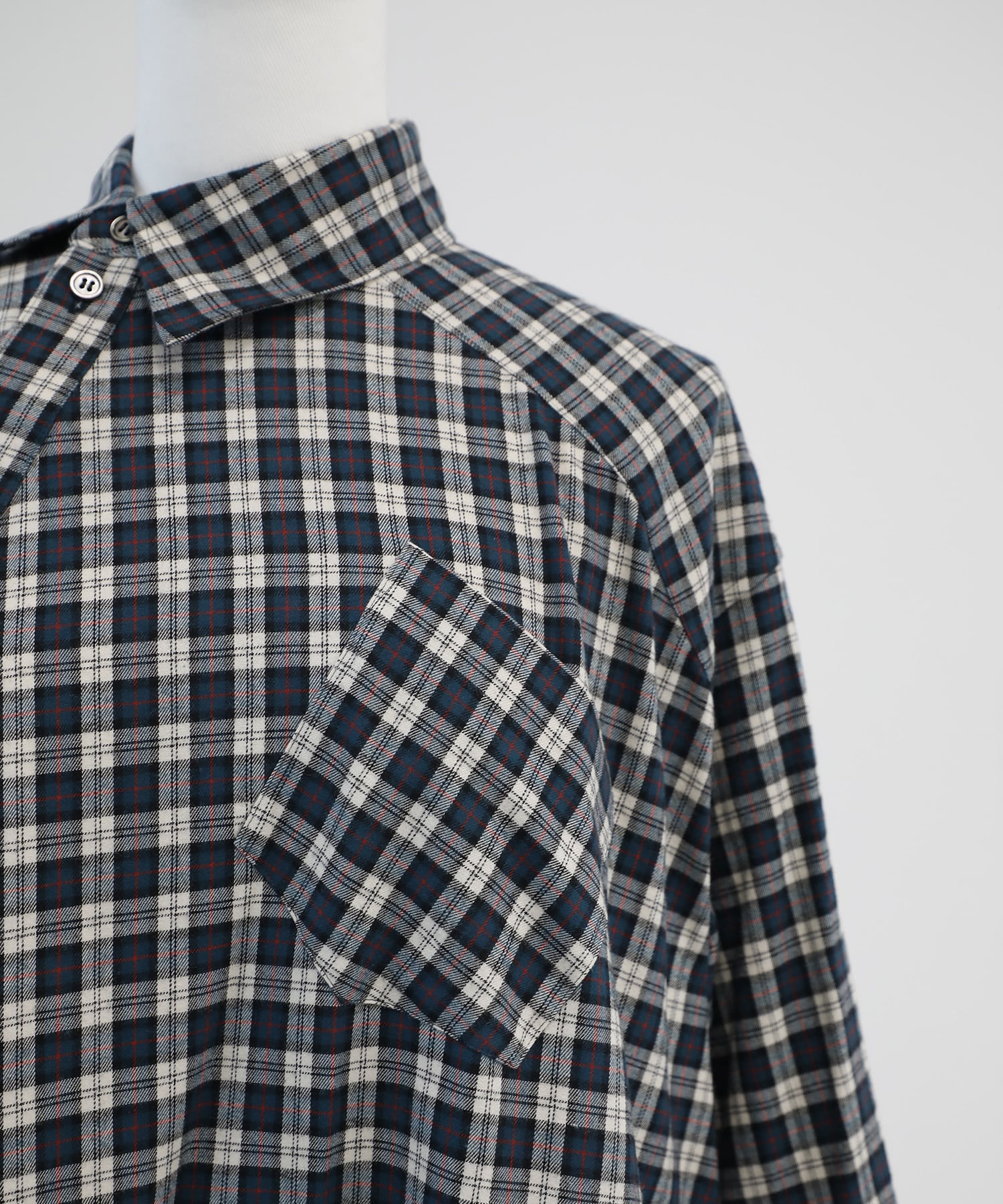Check Diagonal Shirt INSCRIRE