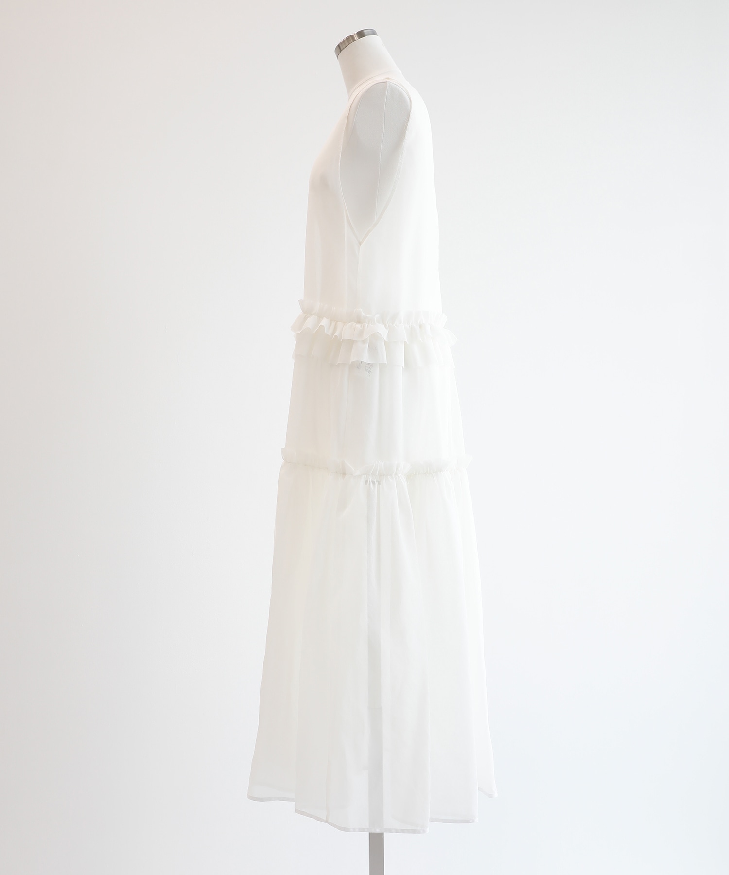 SILK ORGANDY DRESS TOURNON.