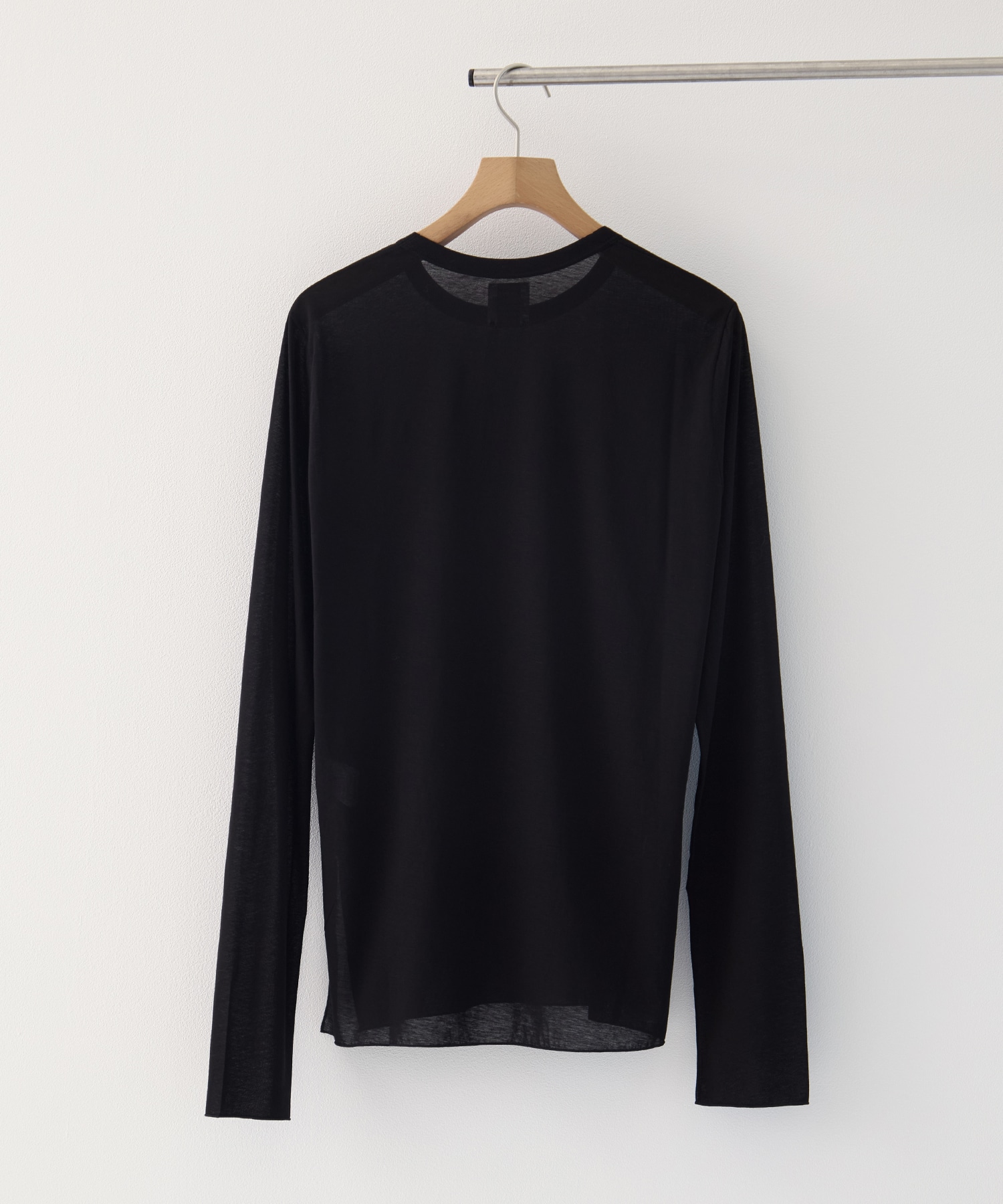 Side Slits Crew Neck Long Sleeve T 