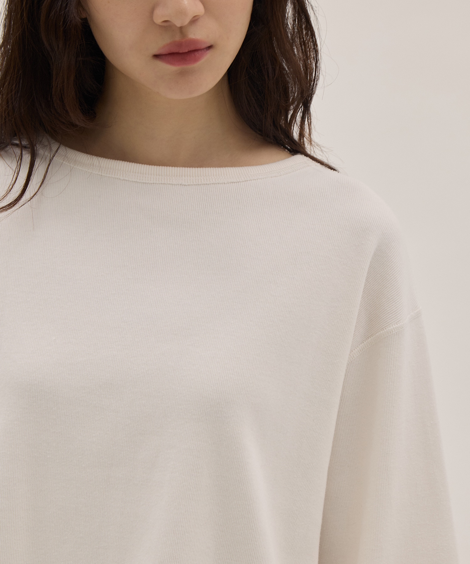 COTTON RIB PULLOVER YLEVE