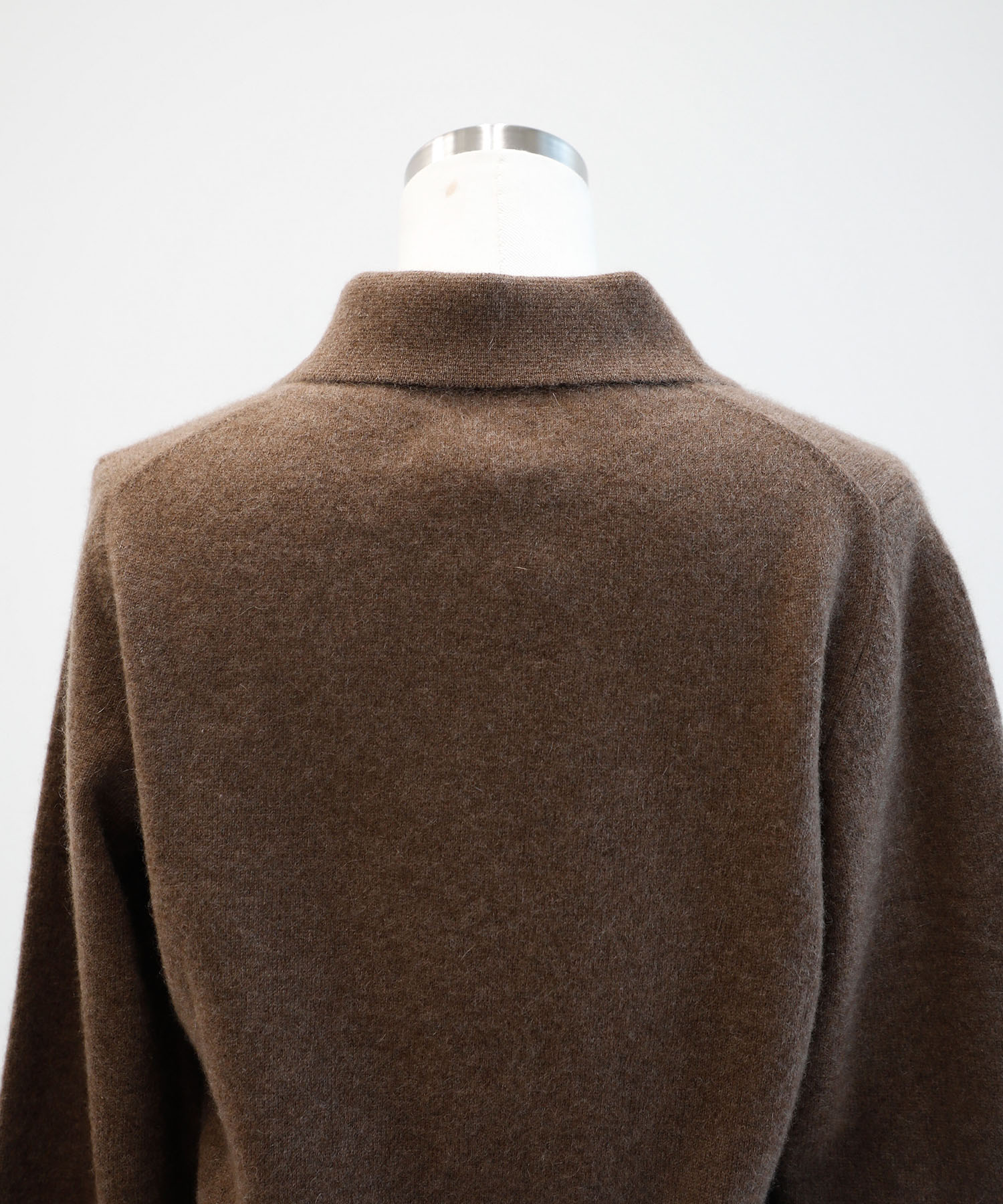 CASHMERE KNIT POLO FUJI