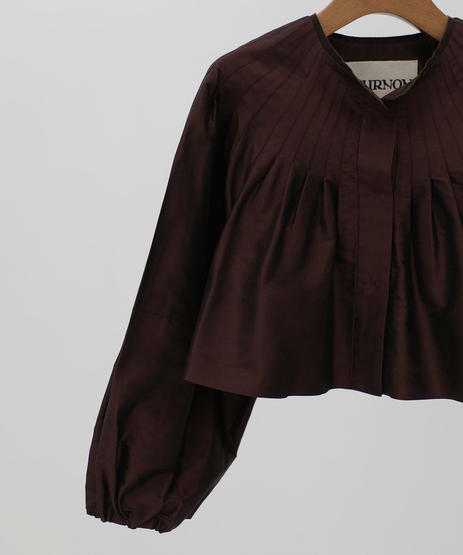 SILK DUPION CROPPED JK TOURNON.