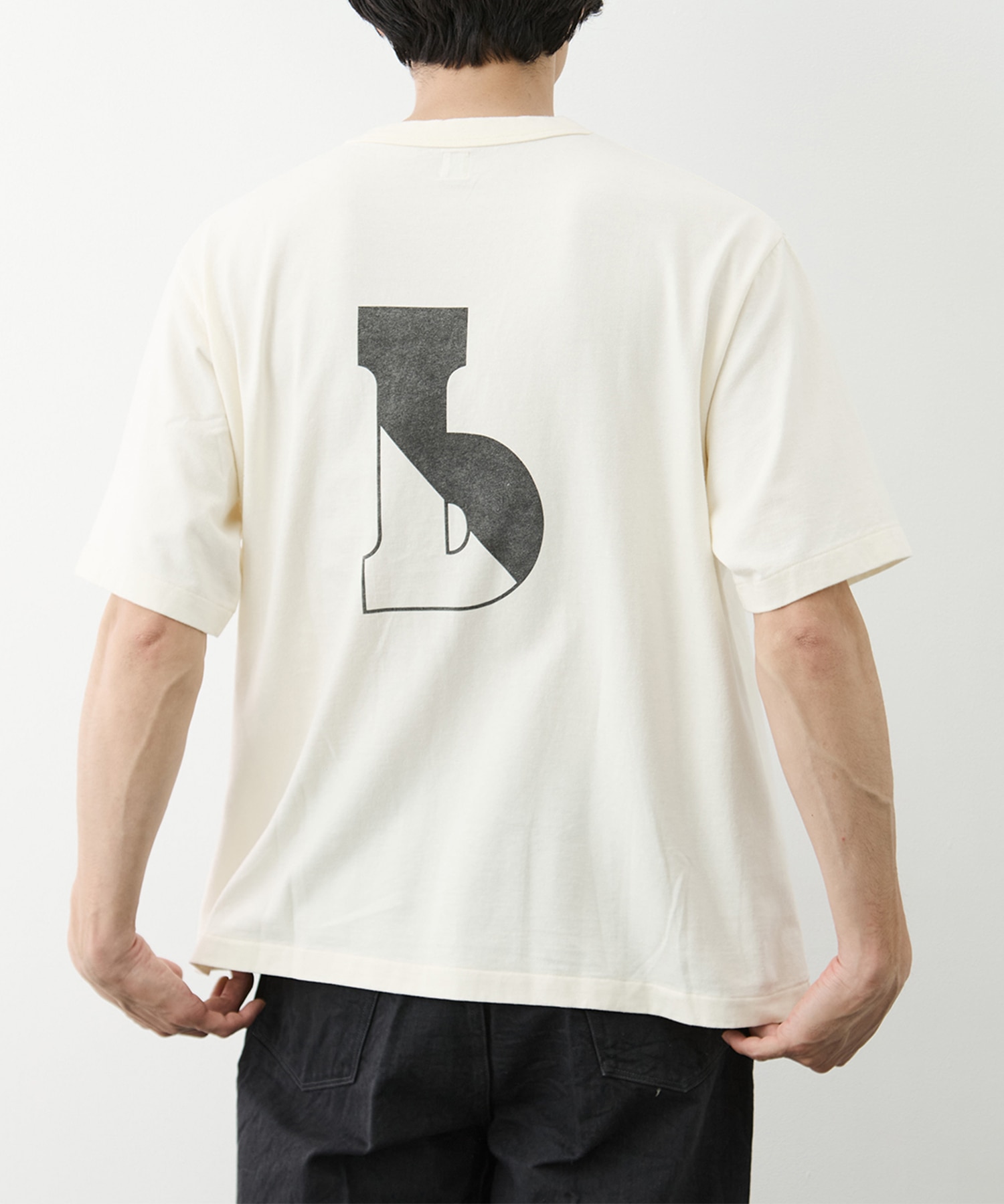 b-ROOTSTOCK 88/12 Print Tee WIDE blurhmsROOTSTOCK