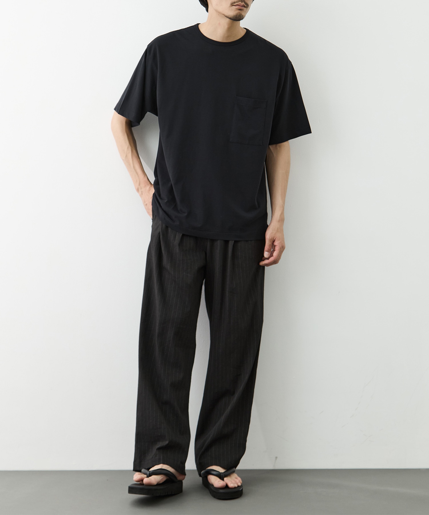 BROAD AIR JERSEY POCKET T-SHIRT BATONER