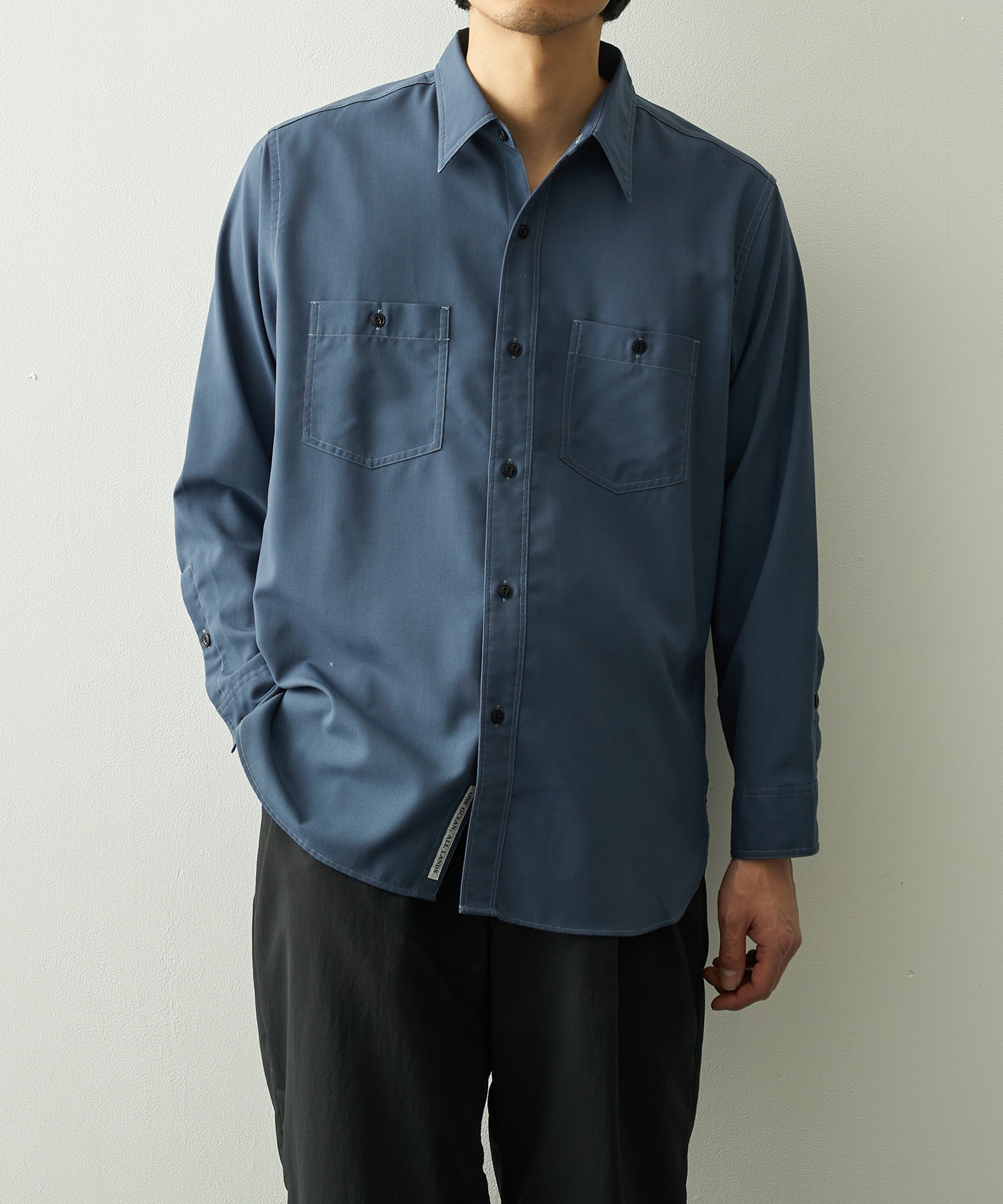 Polyester Wool Field Shirt nanamica