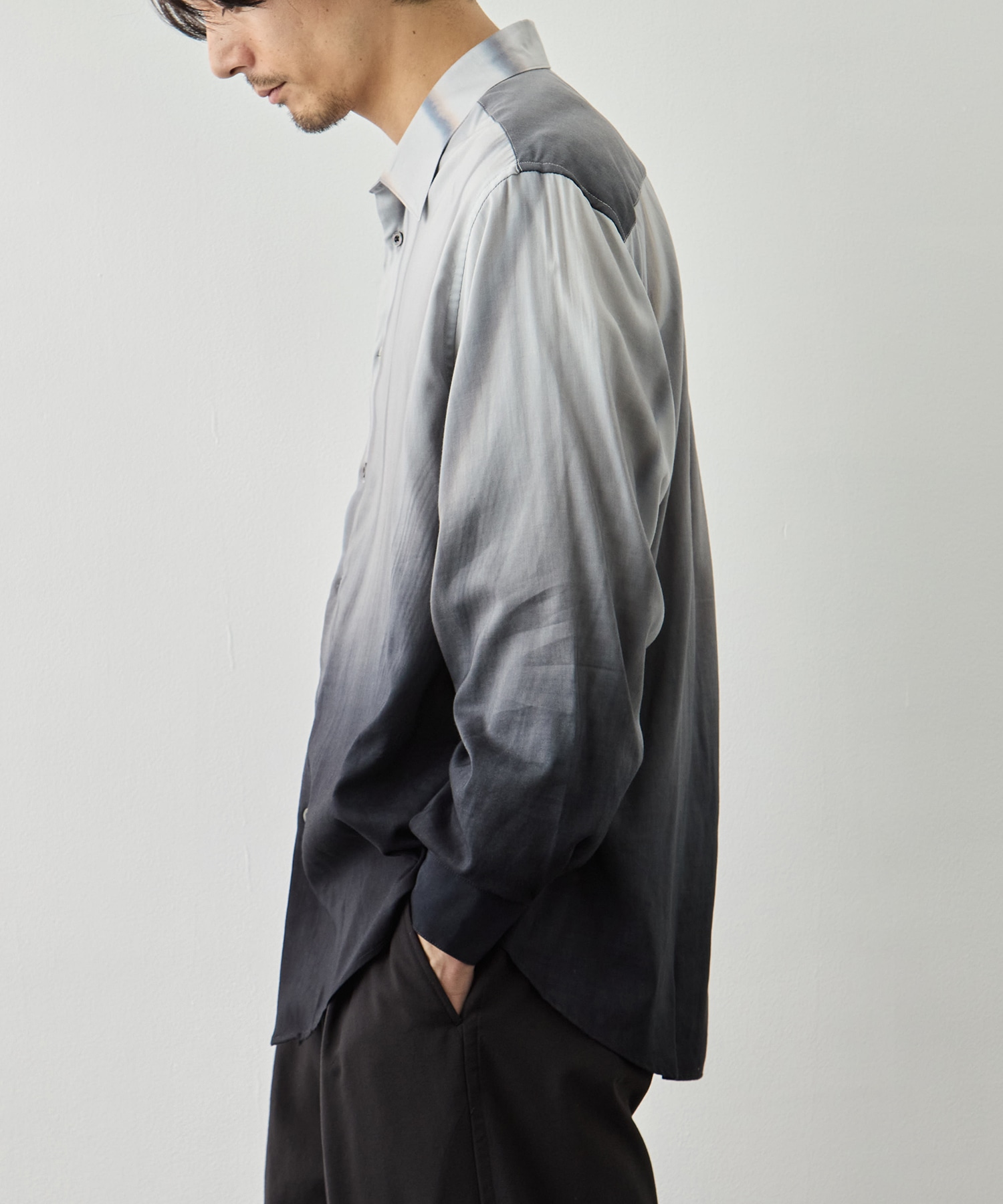 Hand Painted Lawn Loose Fit Shirt YOKE