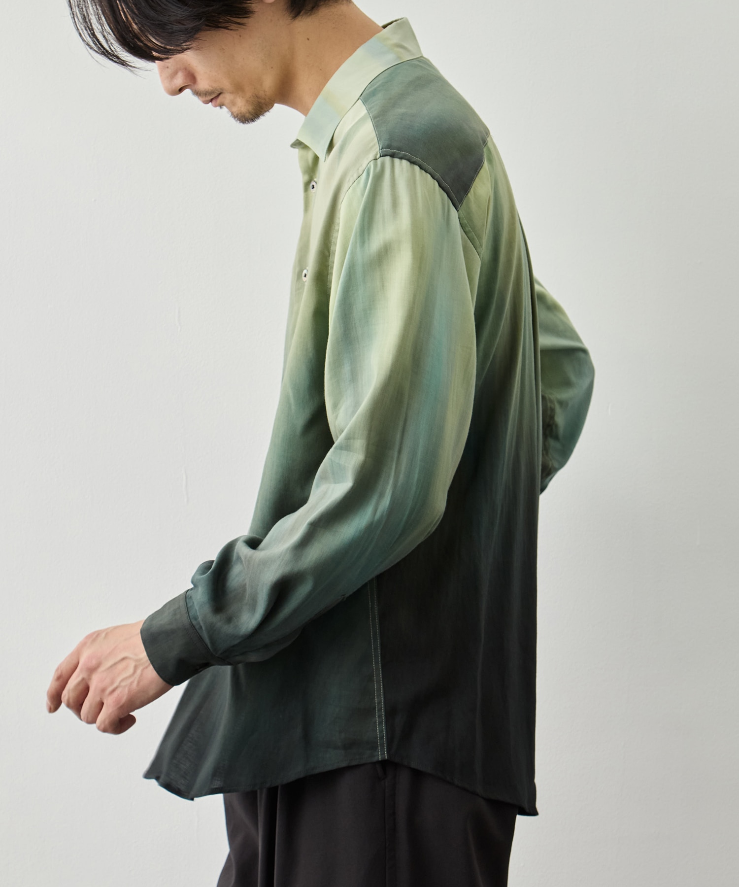 Hand Painted Lawn Loose Fit Shirt YOKE