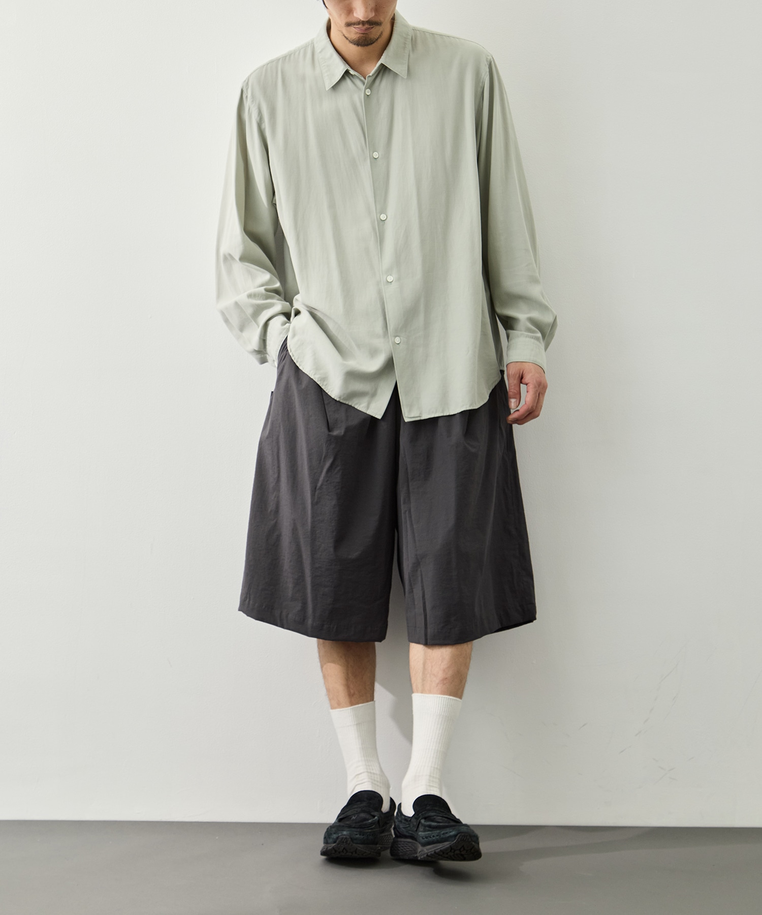 COTTON SILK VIERA LOOSE FIT SHIRT ATON