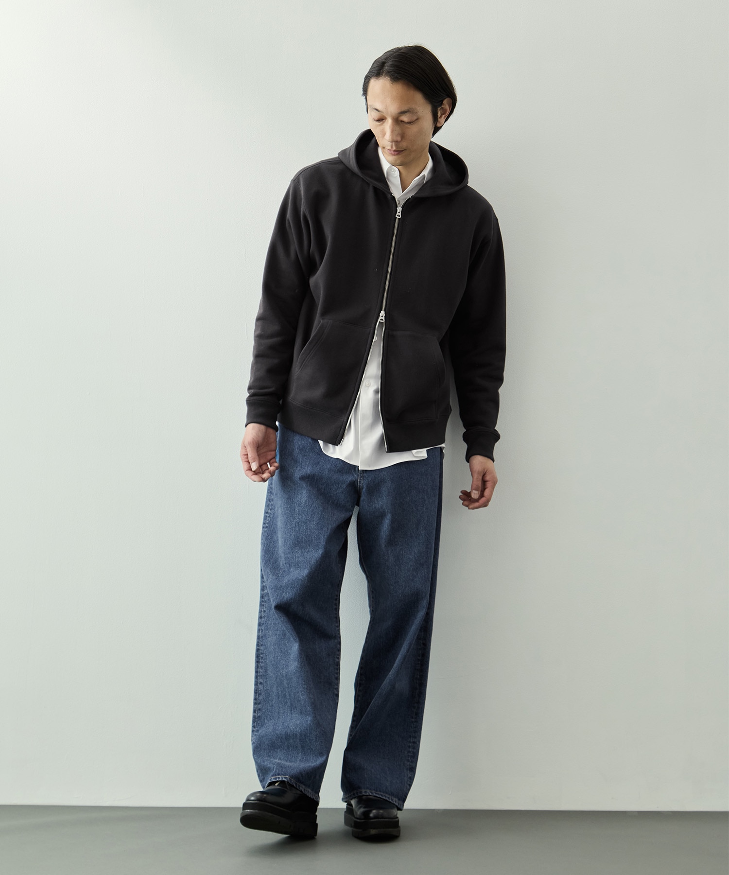 コンパクトループFテリーZipフーディー KEY TIMEZ