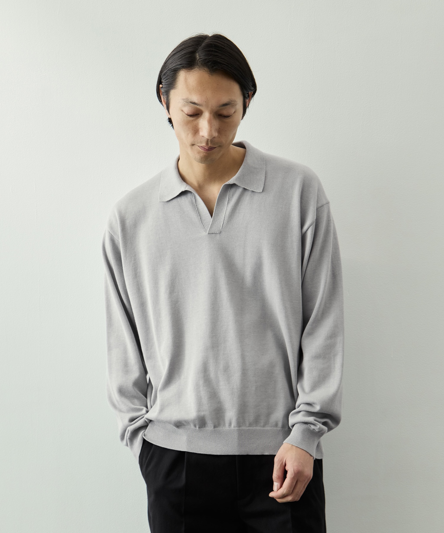 コットンシルクスキッパーニット KEY TIMEZ