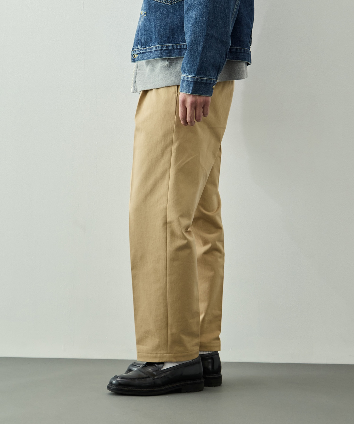 ソフトツイスト1タックチノパンツ KEY TIMEZ