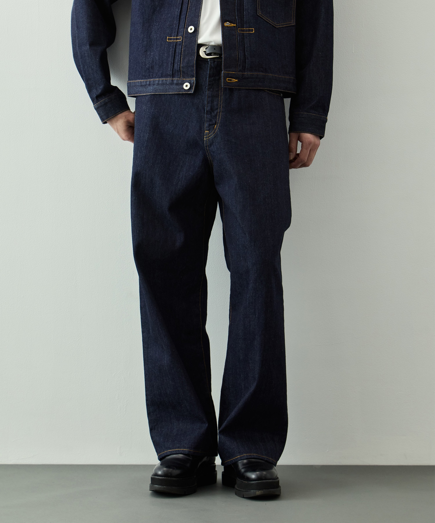 ヴィンテージスラブワイドデニム KEY TIMEZ