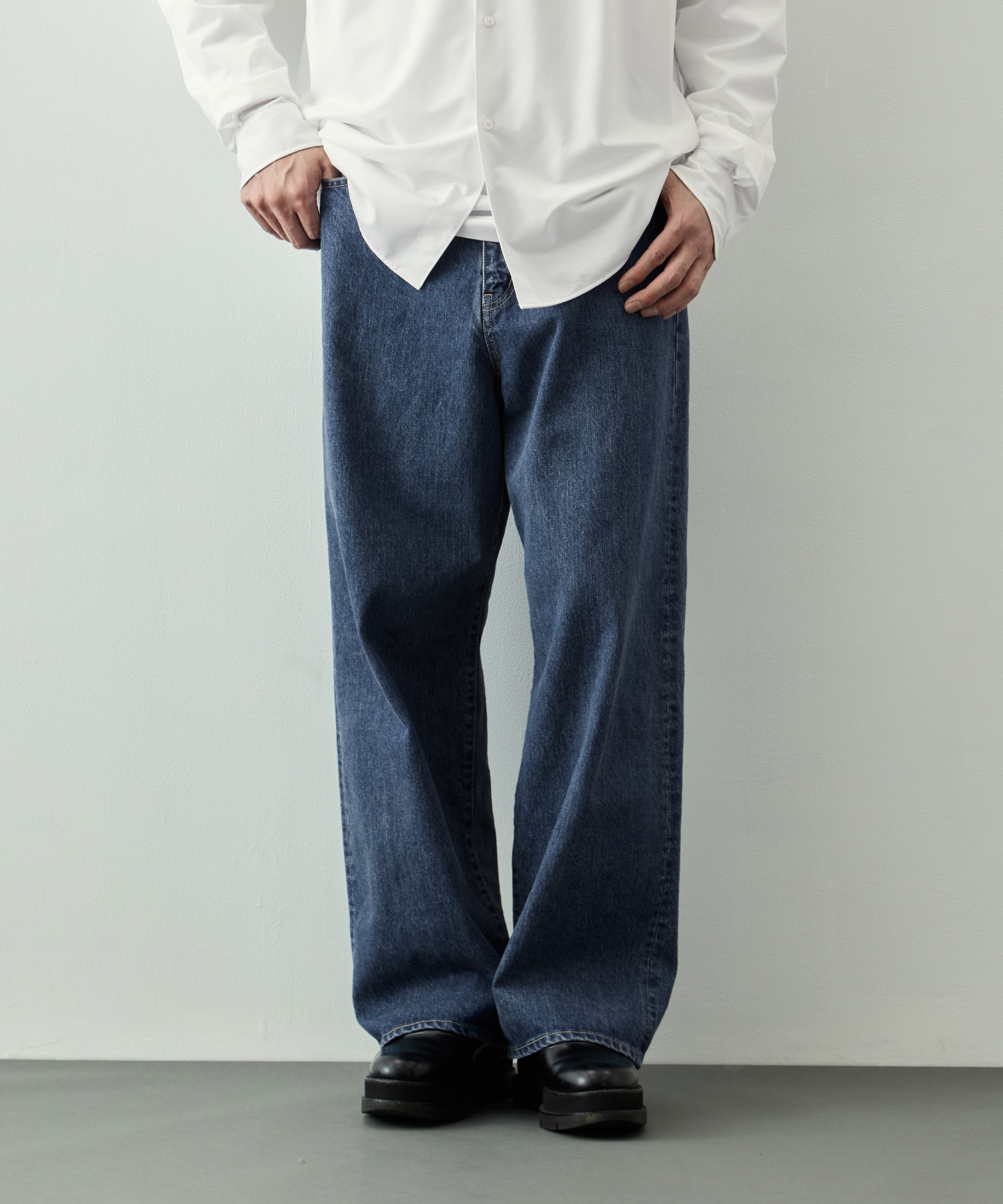 ヴィンテージスラブワイドデニム KEY TIMEZ