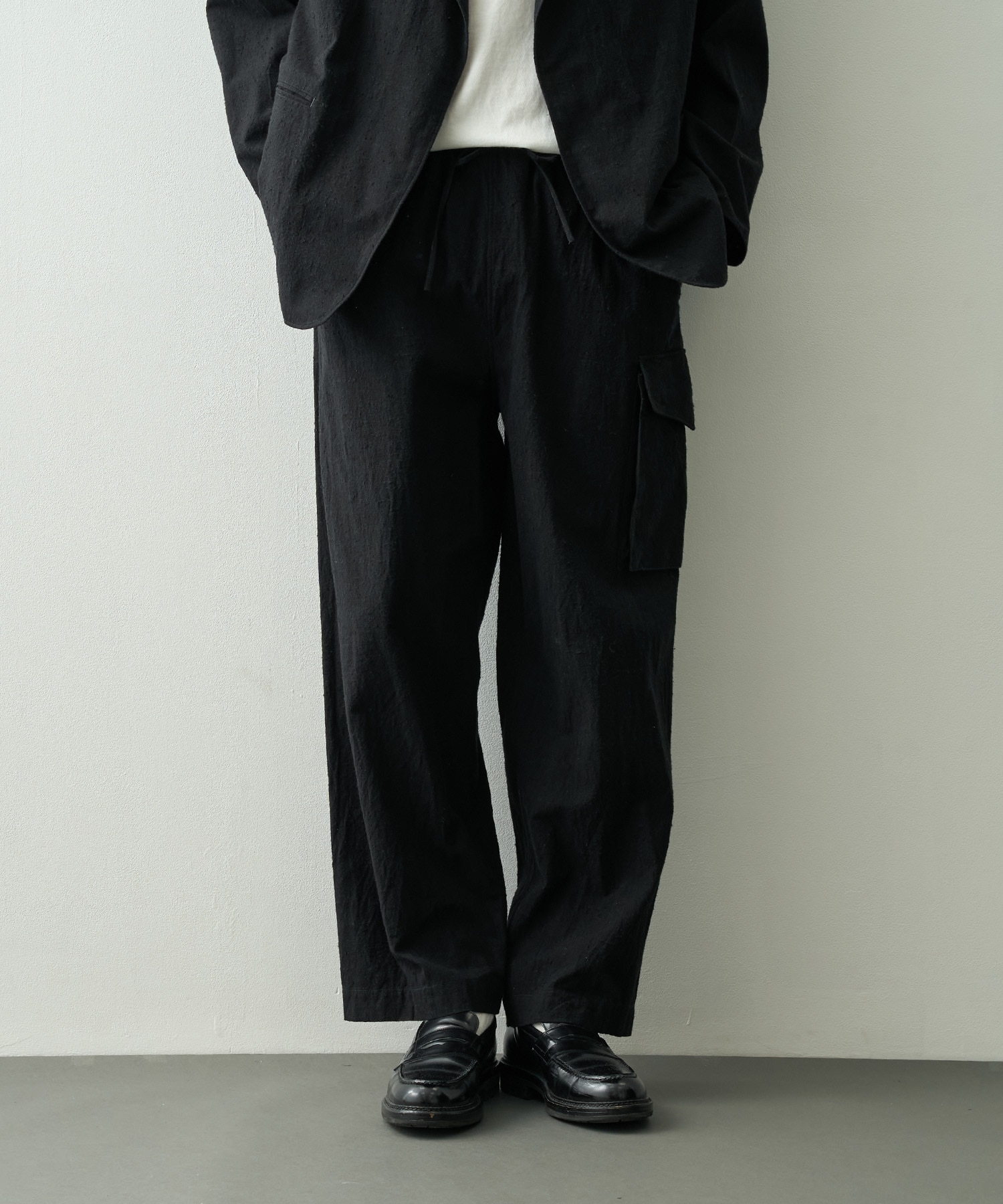 Silk/Cotton Nep Side Seamless 4P Pants blurhms