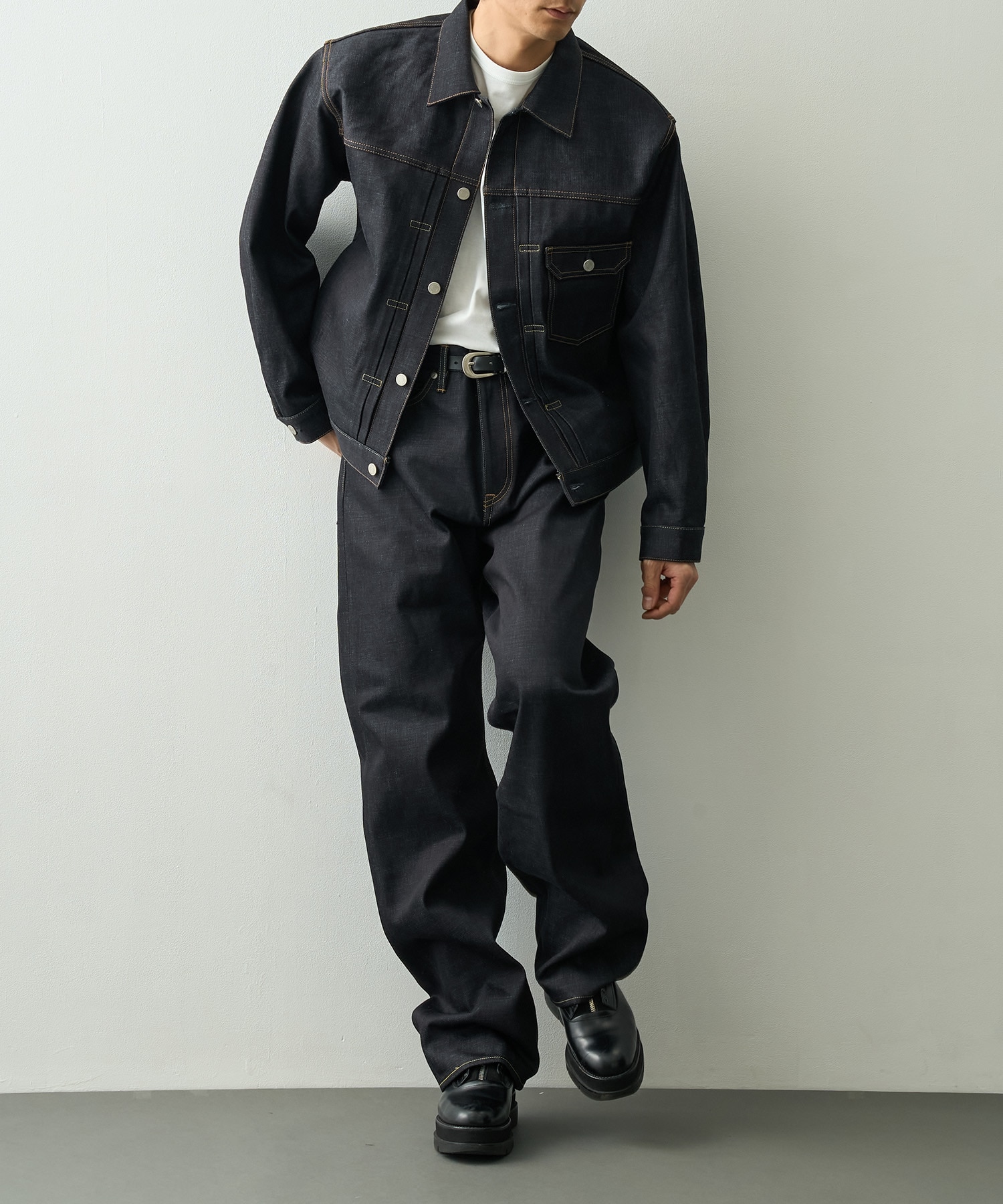 #400 STANDARD WIDE 14.7oz MOMOTARO JEANS