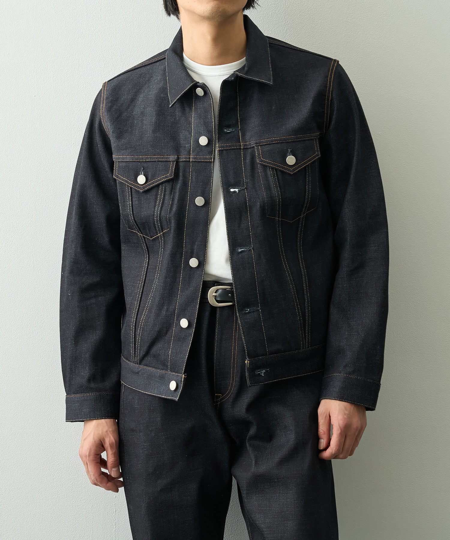 #003 STANDARD DENIM JACKET 14.7oz MOMOTARO JEANS