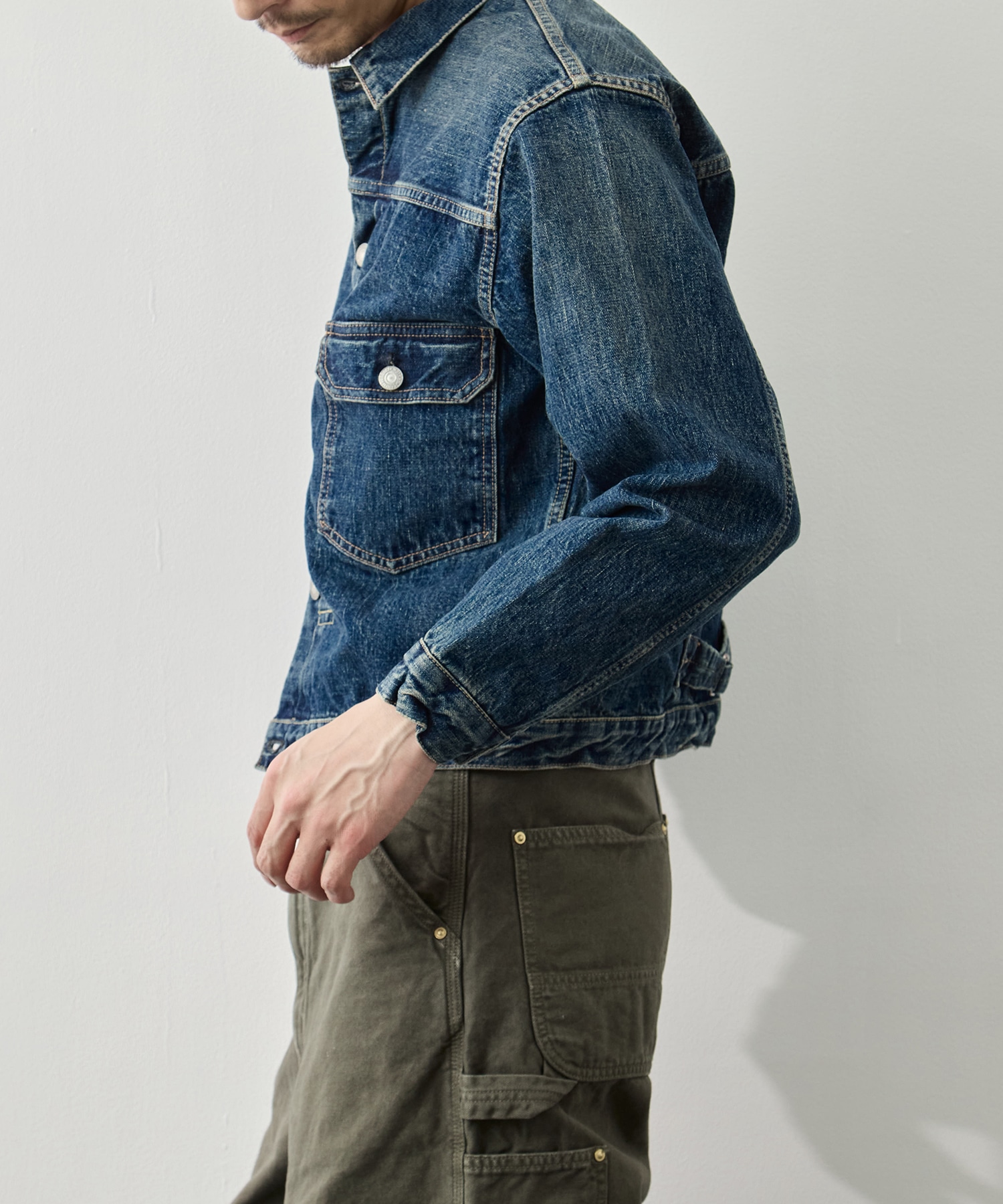 TYPE1 40S PLEATED FRONT BLOUSE orslow