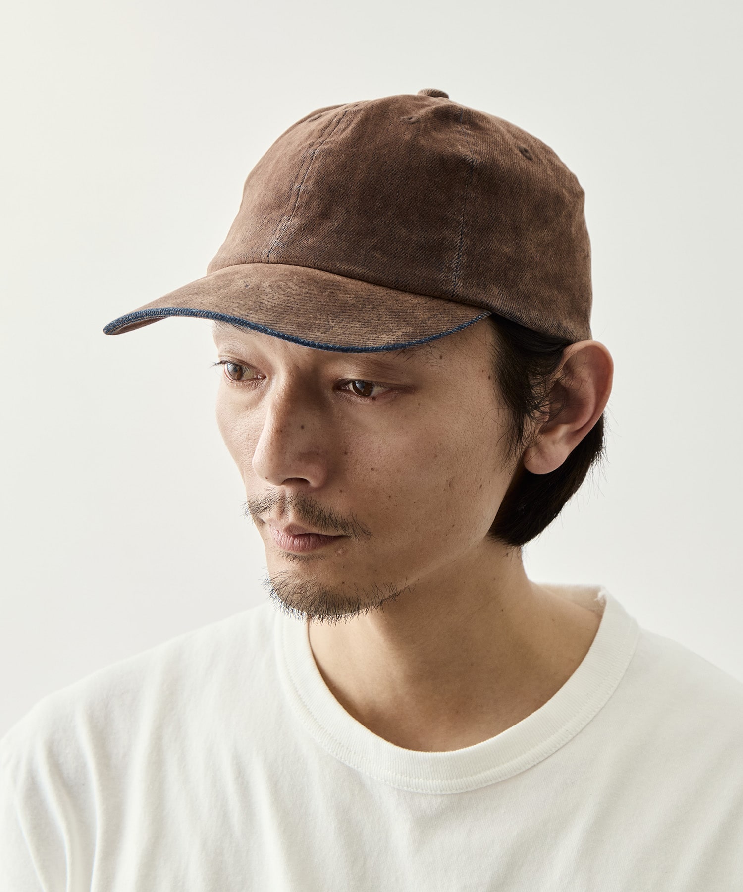FLOCKY PRINTED DENIM 6PANEL CAP KIJIMA TAKAYUKI