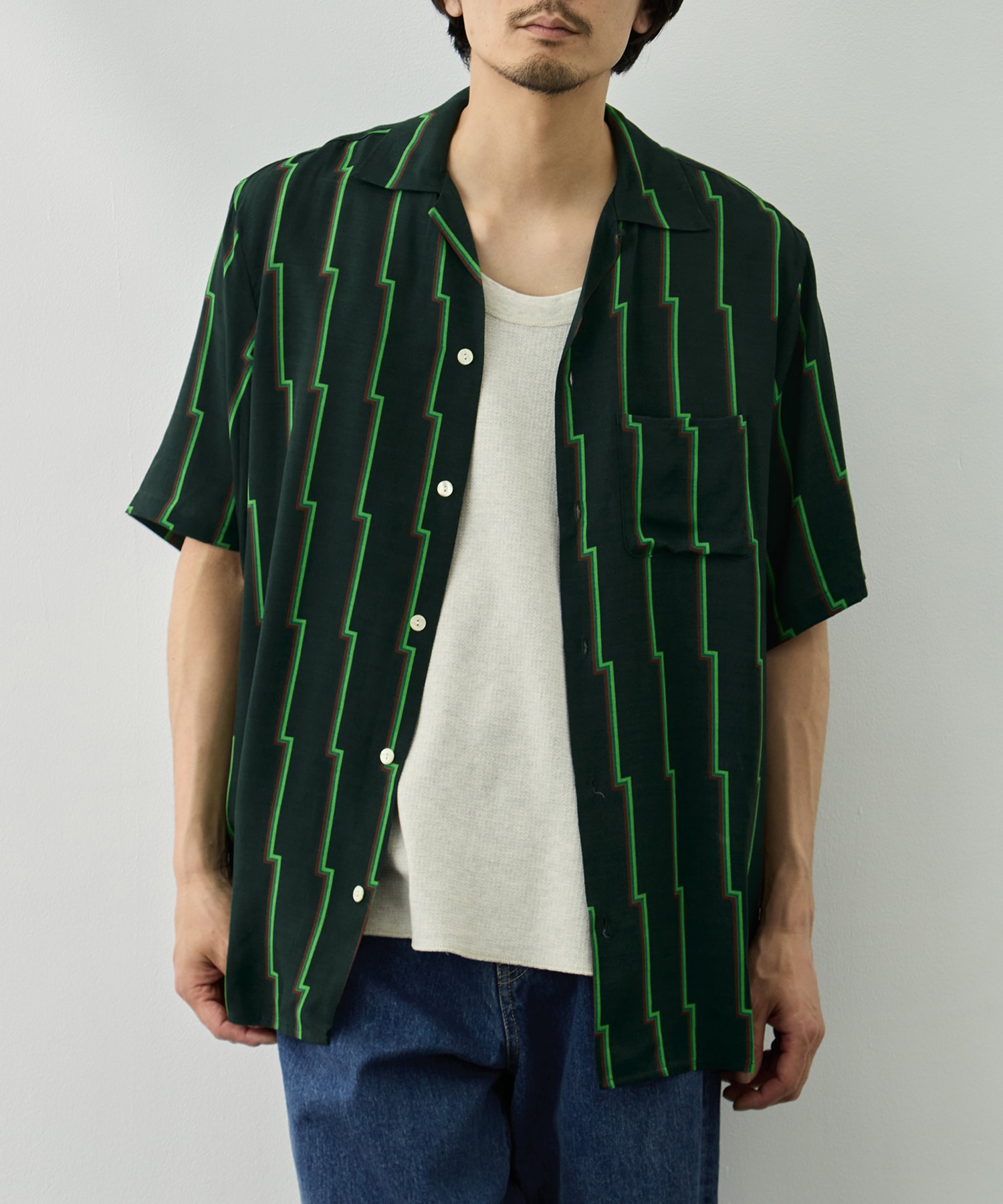 RAYON SHORT SLEEVE ALOHA SHIRT NIPOALOHA