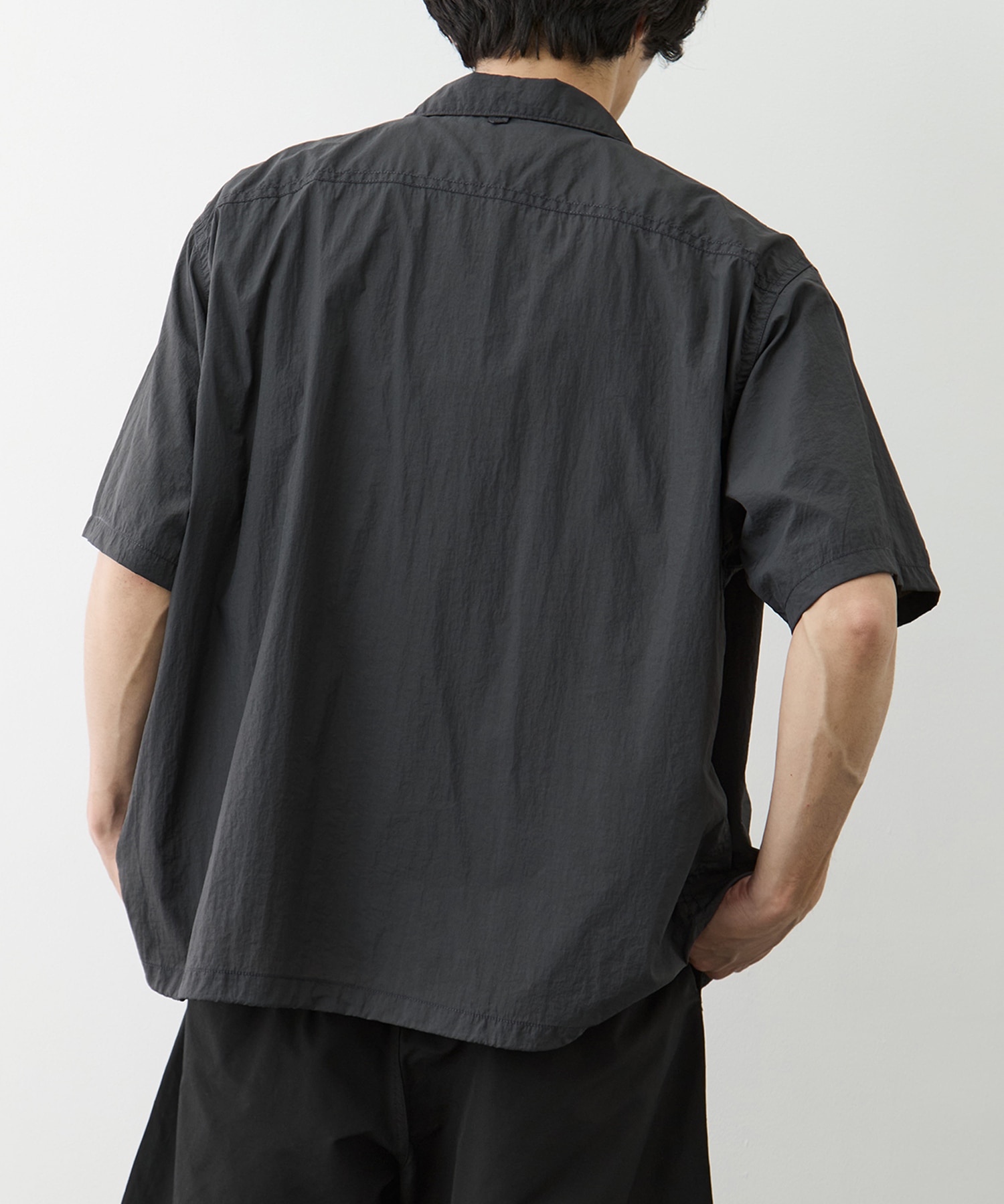 Nylon Taffeta Field S/S Shirt THE NORTH FACE Purple Label