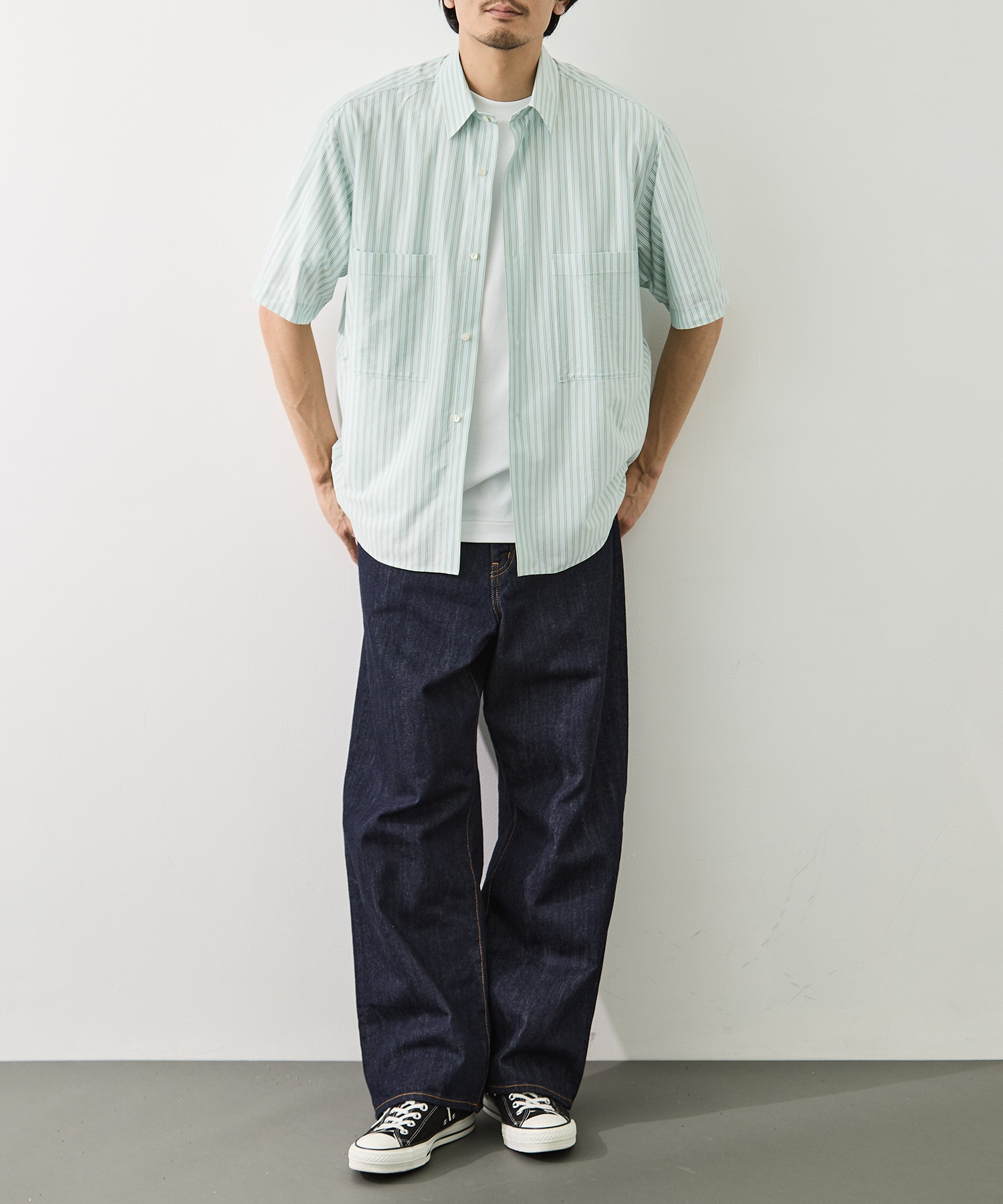 Double Pocket Half Sleeve Shirt GOOD PEOPLE GOOD STITCHING GOOD PRODUCT