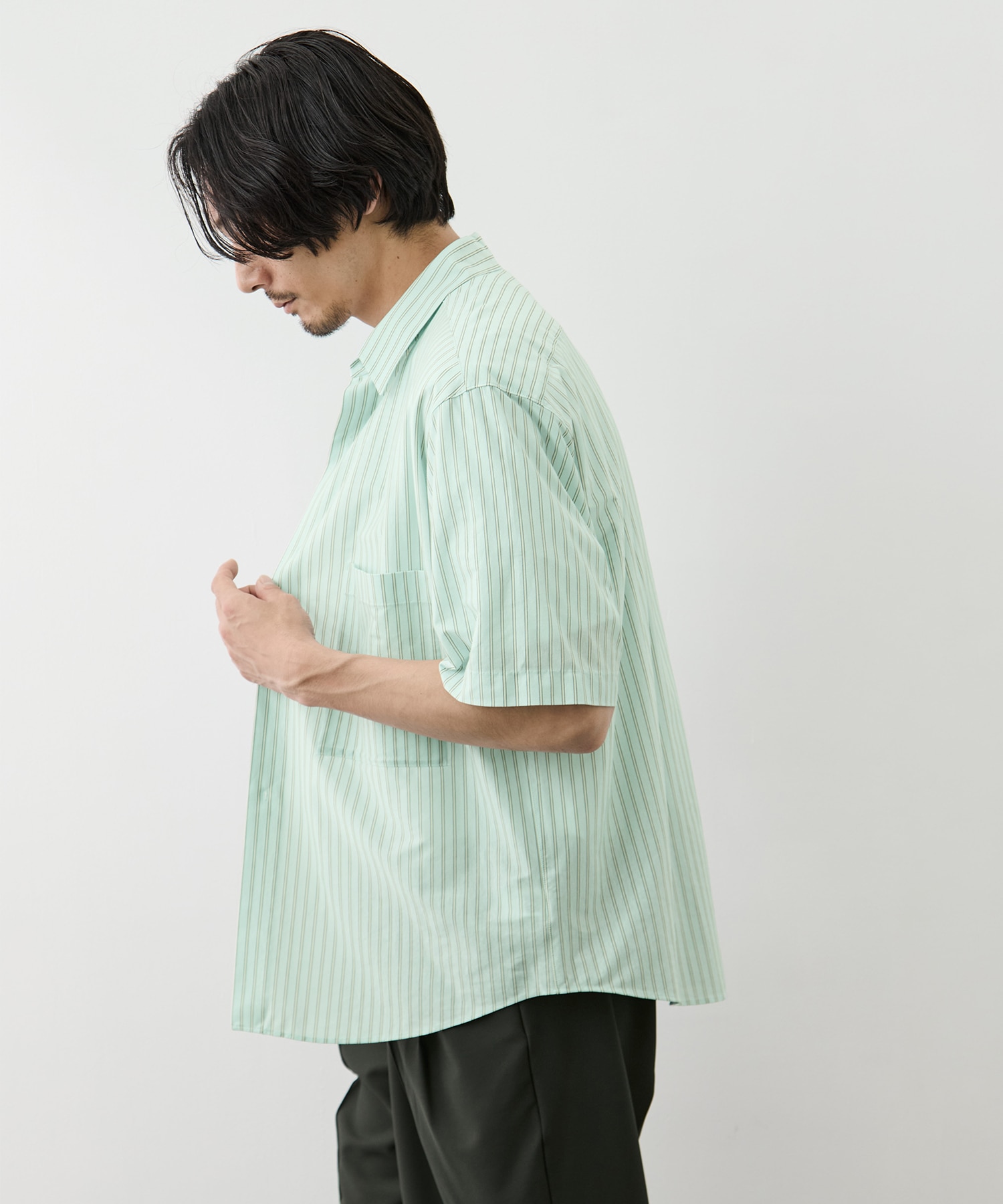 Double Pocket Half Sleeve Shirt GOOD PEOPLE GOOD STITCHING GOOD PRODUCT
