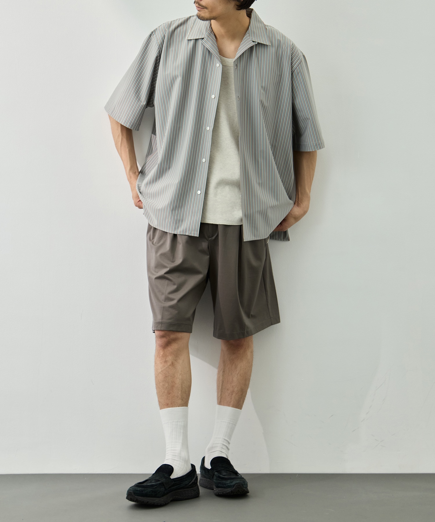 46G Stripe Ether Shirt KANEMASA PHIL.