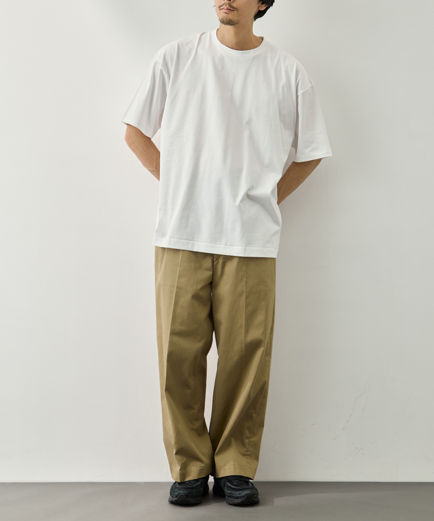 SUVIN 60/2 OVERSIZED T-SHIRT ATON