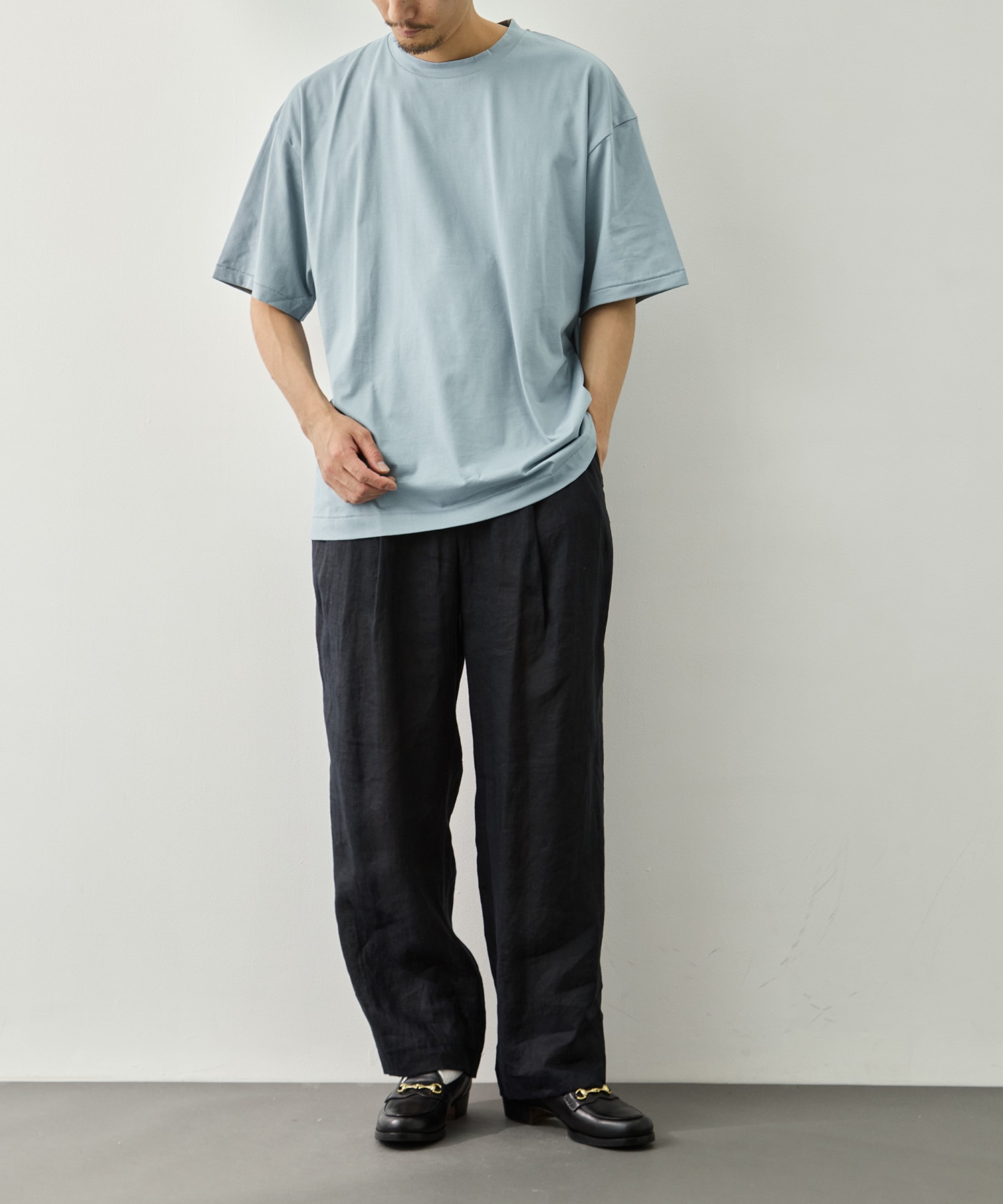 SUVIN 60/2 OVERSIZED T-SHIRT ATON
