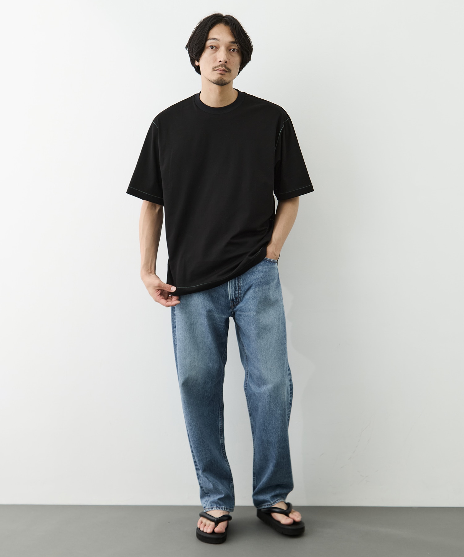 Color Stitch Crew Neck Short Sleeve T GOOD PEOPLE GOOD STITCHING GOOD PRODUCT