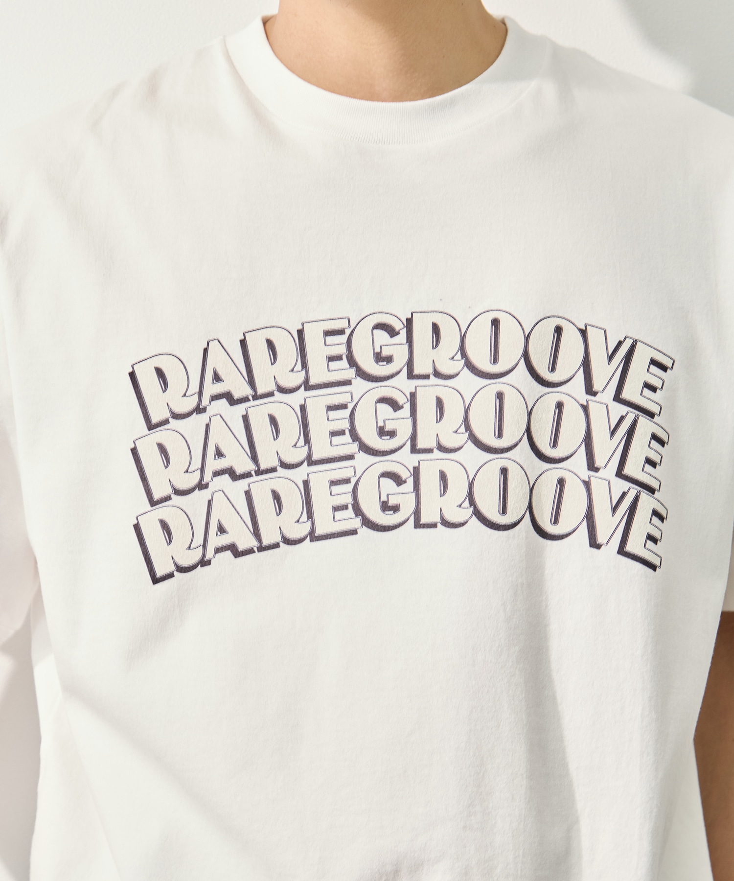 RAREGROOVE Print Tee WIDE blurhmsROOTSTOCK