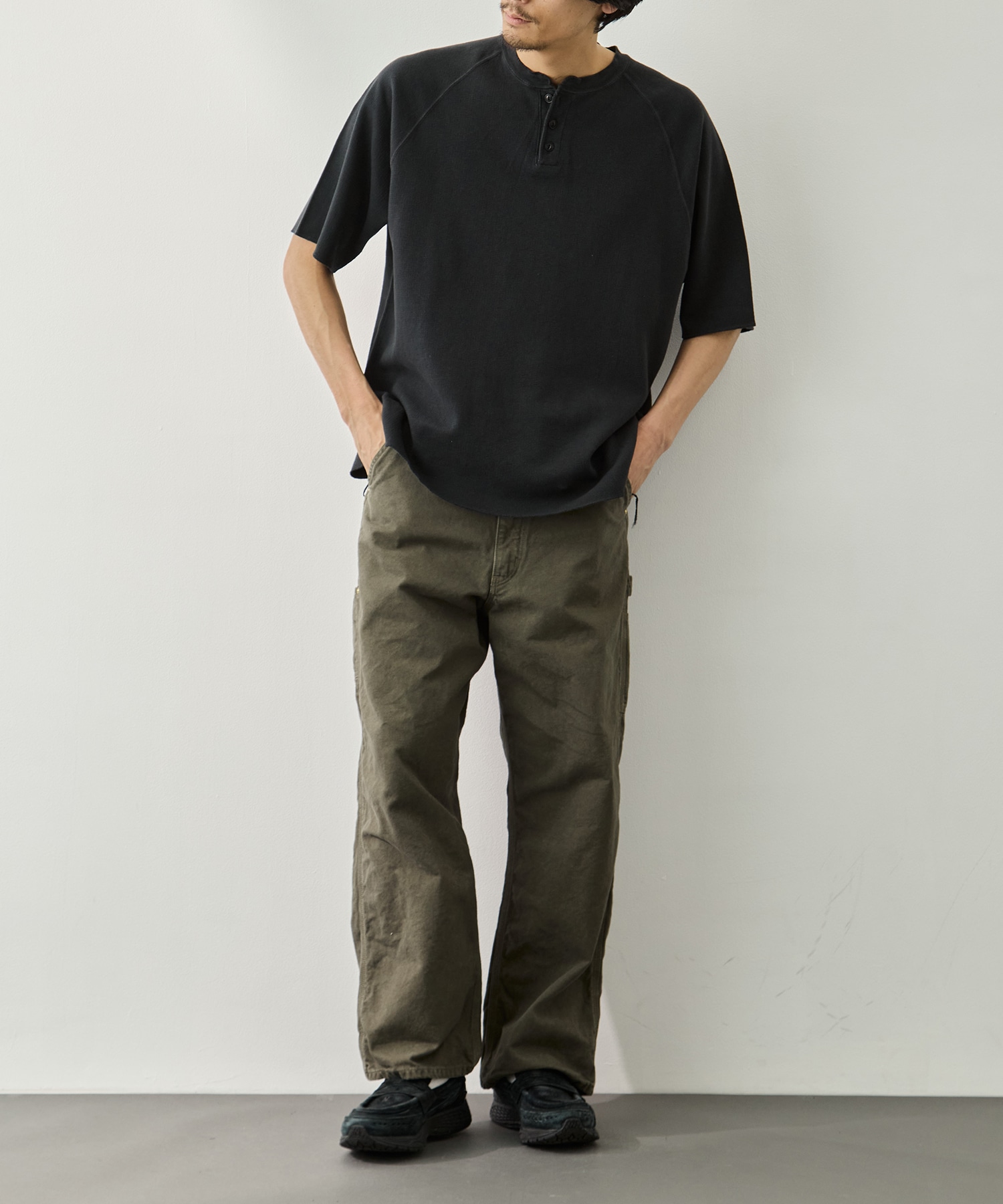 WタックラグランヘンリーネックT REMI RELIEF