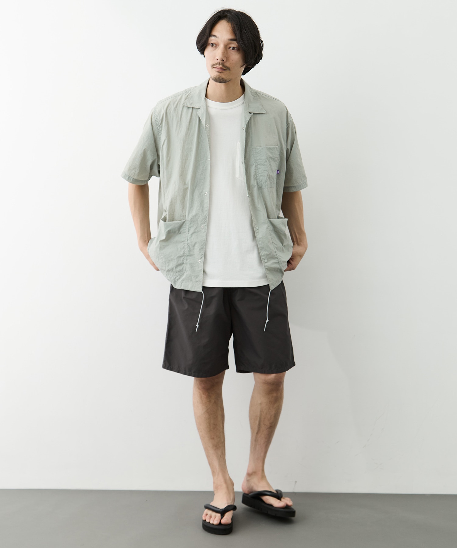 Double Peak Tuck Field Shorts THE NORTH FACE Purple Label