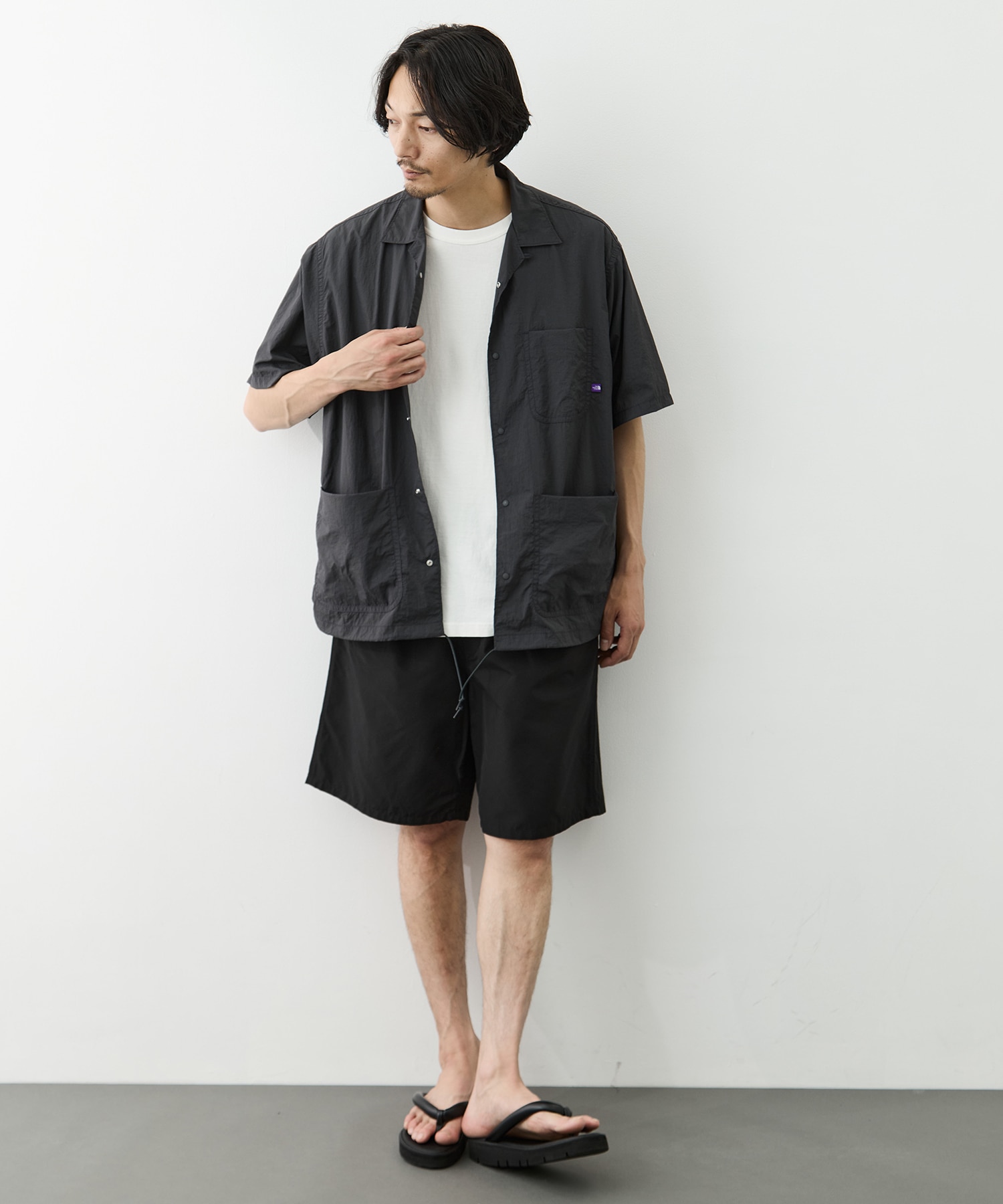 Double Peak Tuck Field Shorts THE NORTH FACE Purple Label